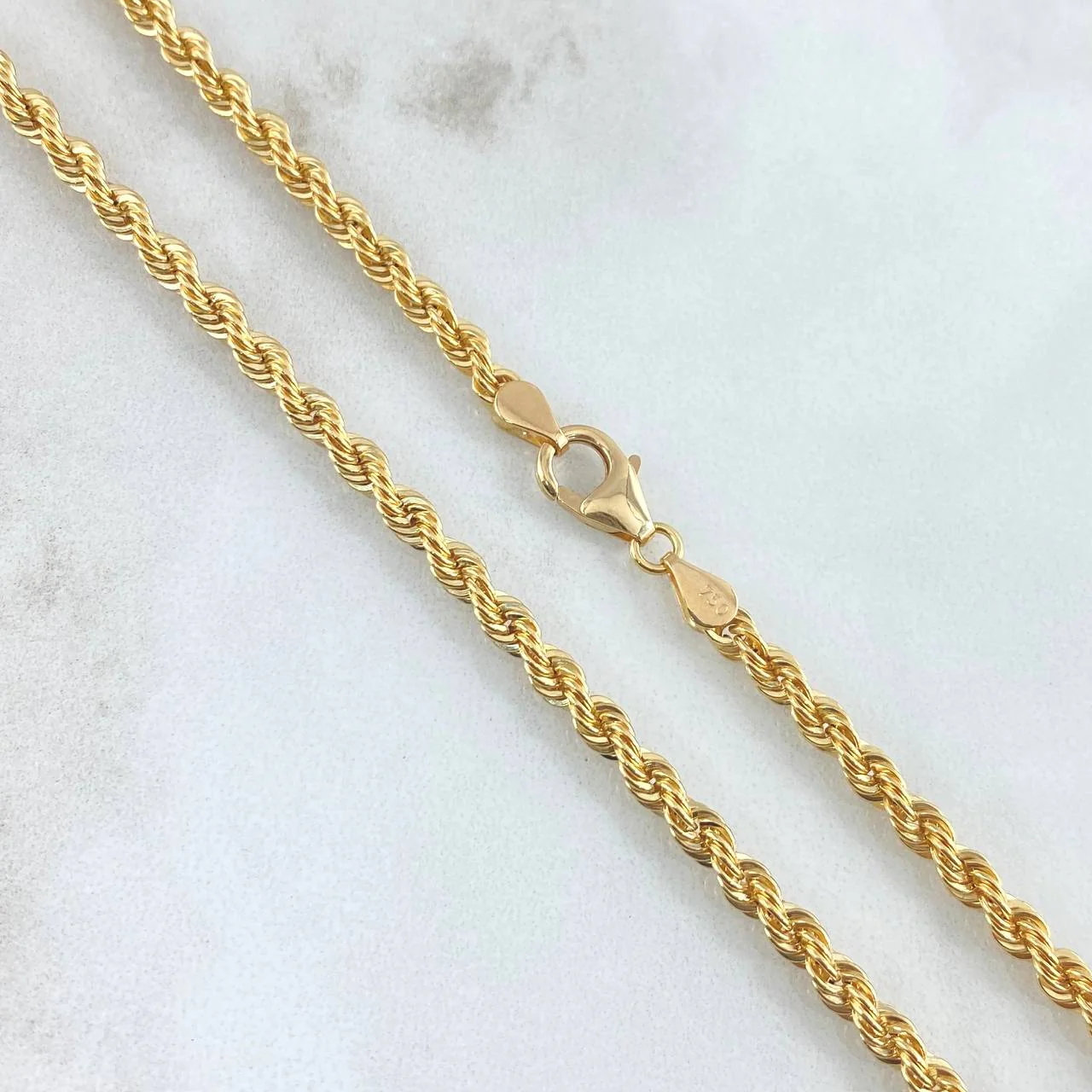 Cadena Lazo 10.5 g / 60.6 cm / 3.8 mm Oro Amarillo 18K - Image 3