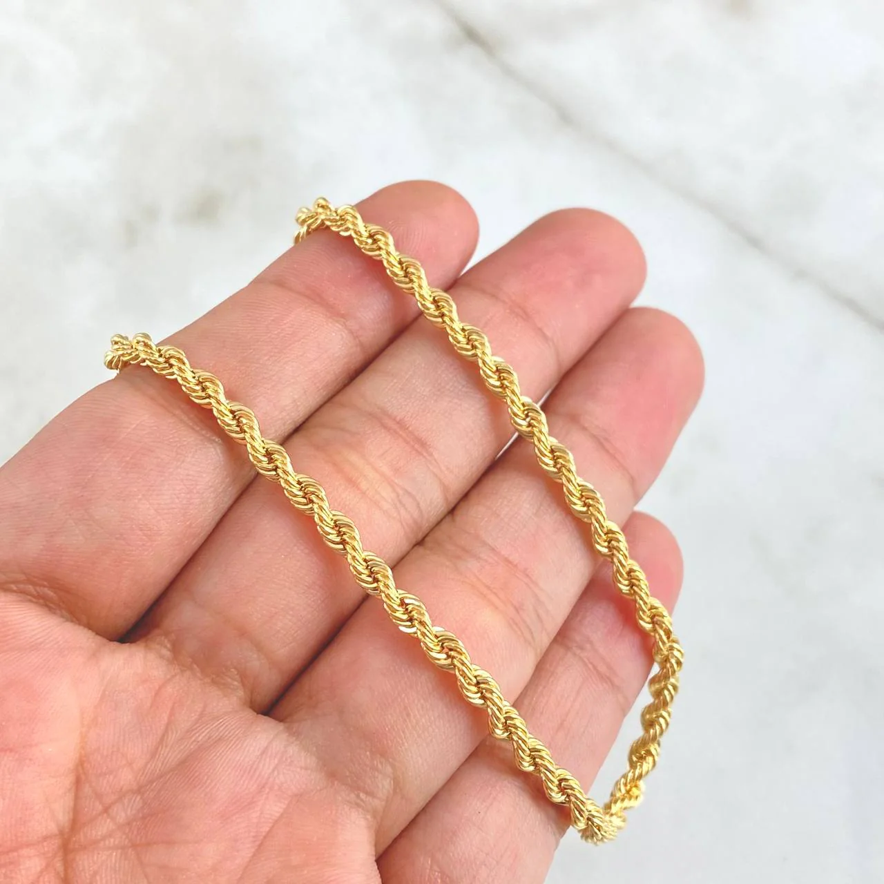 Cadena Lazo 10.5 g / 60.6 cm / 3.8 mm Oro Amarillo 18K - Image 4
