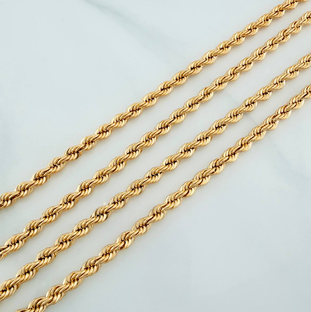 Cadena Lazo 12.8gr / 70.5cm / 3.8mm Oro Amarillo +3 18K $ - Image 3