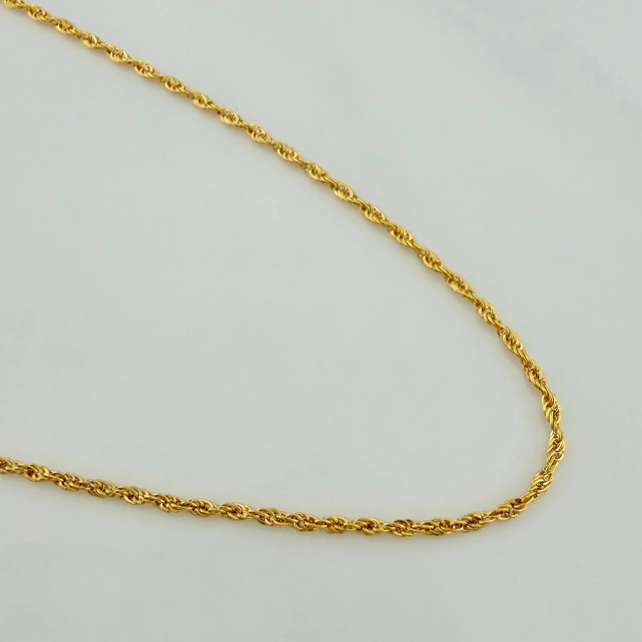 Cadena Lazo 1gr / 60cm / 1.2mm Oro Amarillo +3 18K $