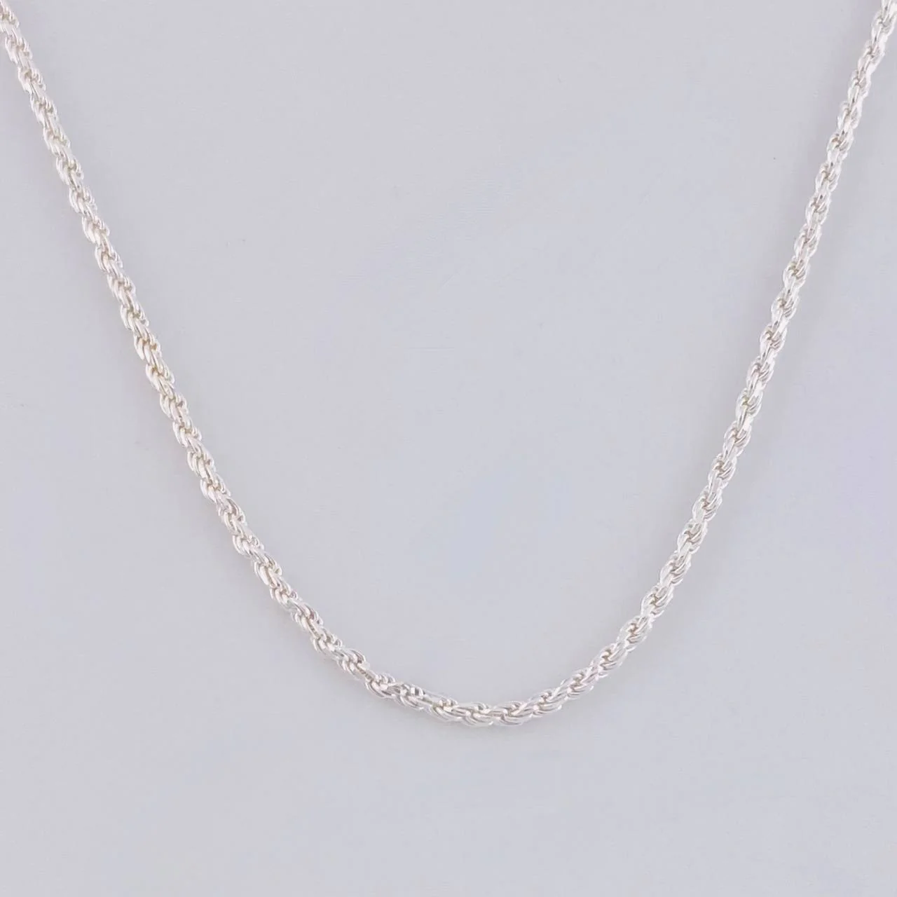 Cadena Lazo 2.45g / 50.2cm / 1.1mm Plata 925