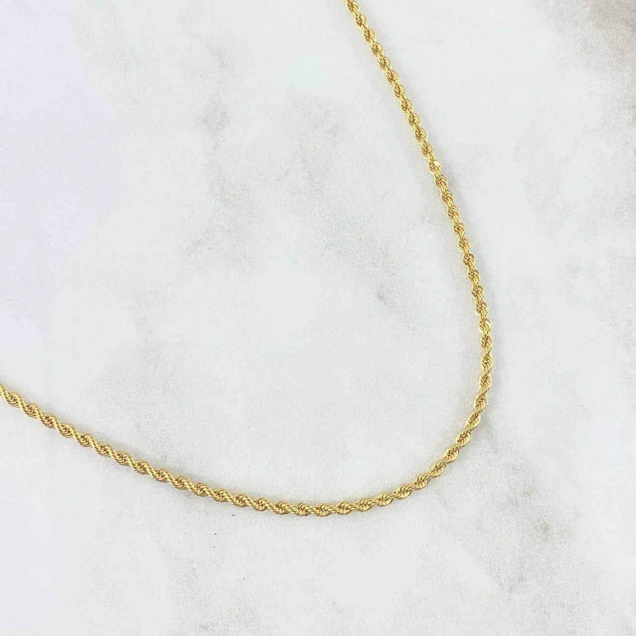 Cadena Lazo 3.05gr / 60cm / 2mm Oro Amarillo +3 18K