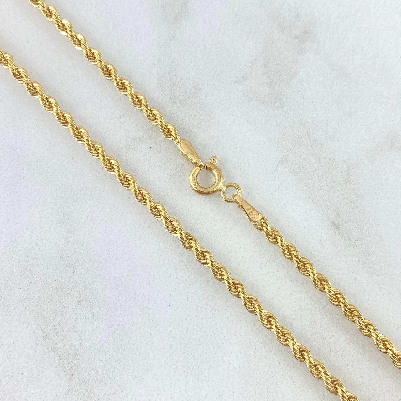Cadena Lazo 3.05gr / 60cm / 2mm Oro Amarillo +3 18K - Image 2