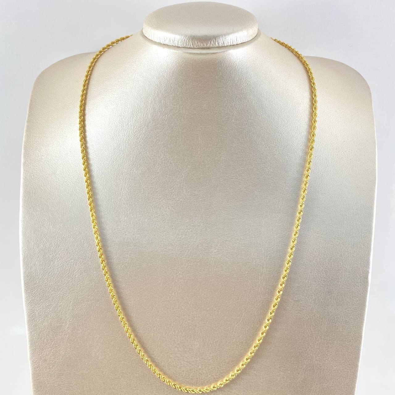 Cadena Lazo 3.4g / 60cm / 2.1mm Oro Amarillo 18K - Image 5