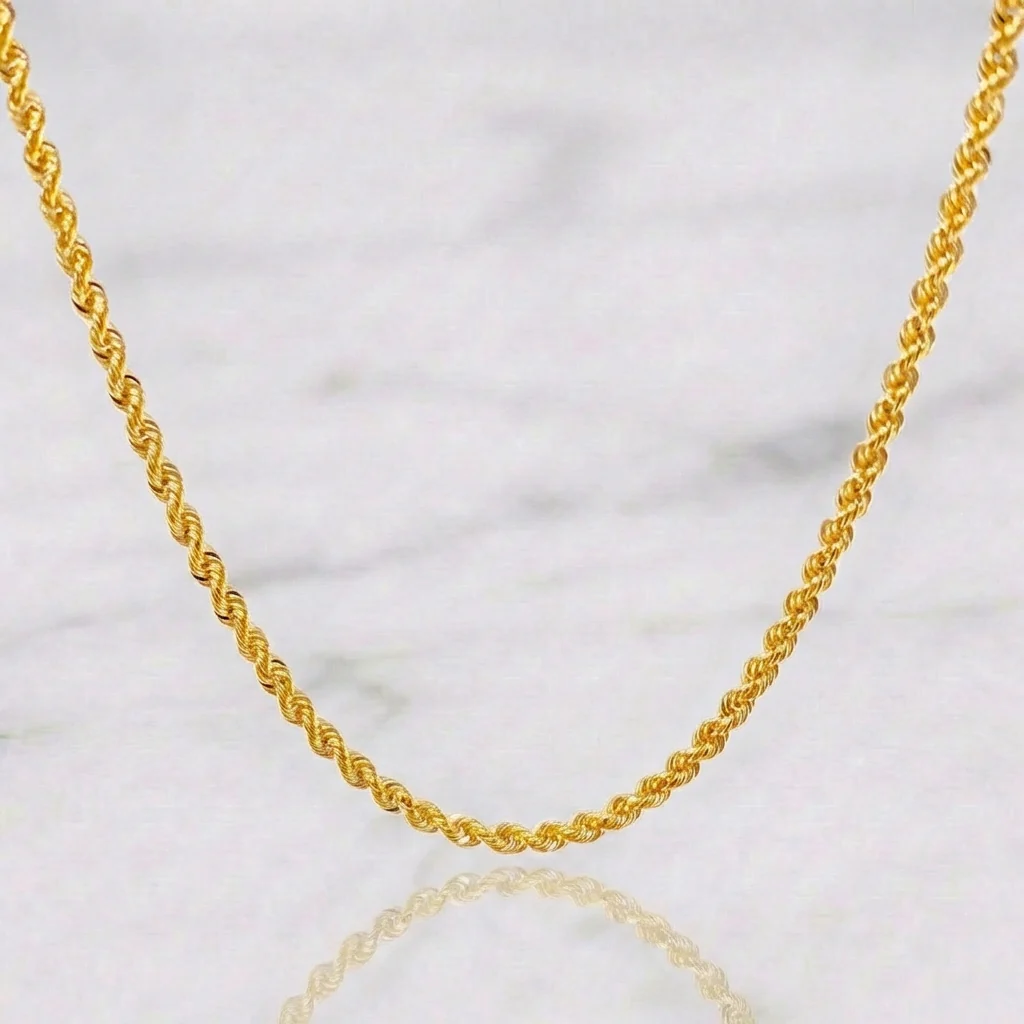 Cadena Lazo 3.55 g / 60.5 cm / 2.2 mm Oro Amarillo 18K