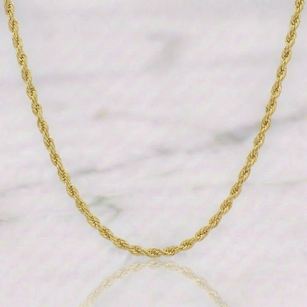 Cadena Lazo 3 g / 50.3 cm / 2.2 mm Oro Amarillo 18K