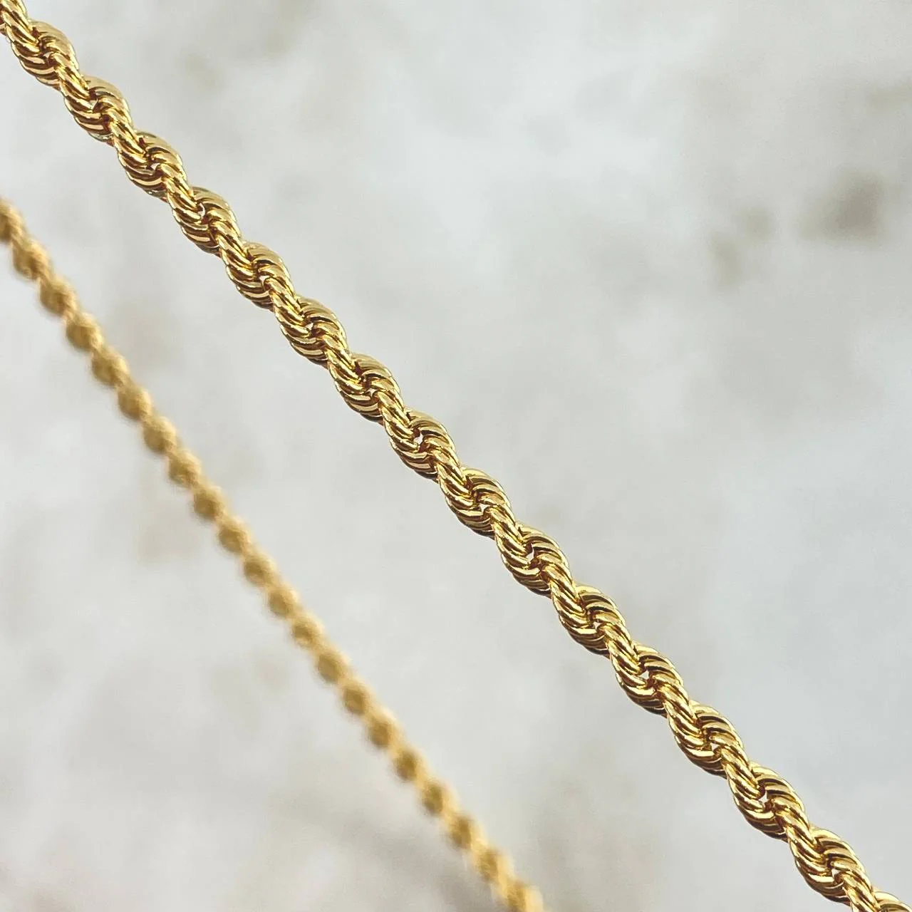 Cadena Lazo 4.7gr / 50cm / 2.7mm Oro Amarillo +3 18K © - Image 3