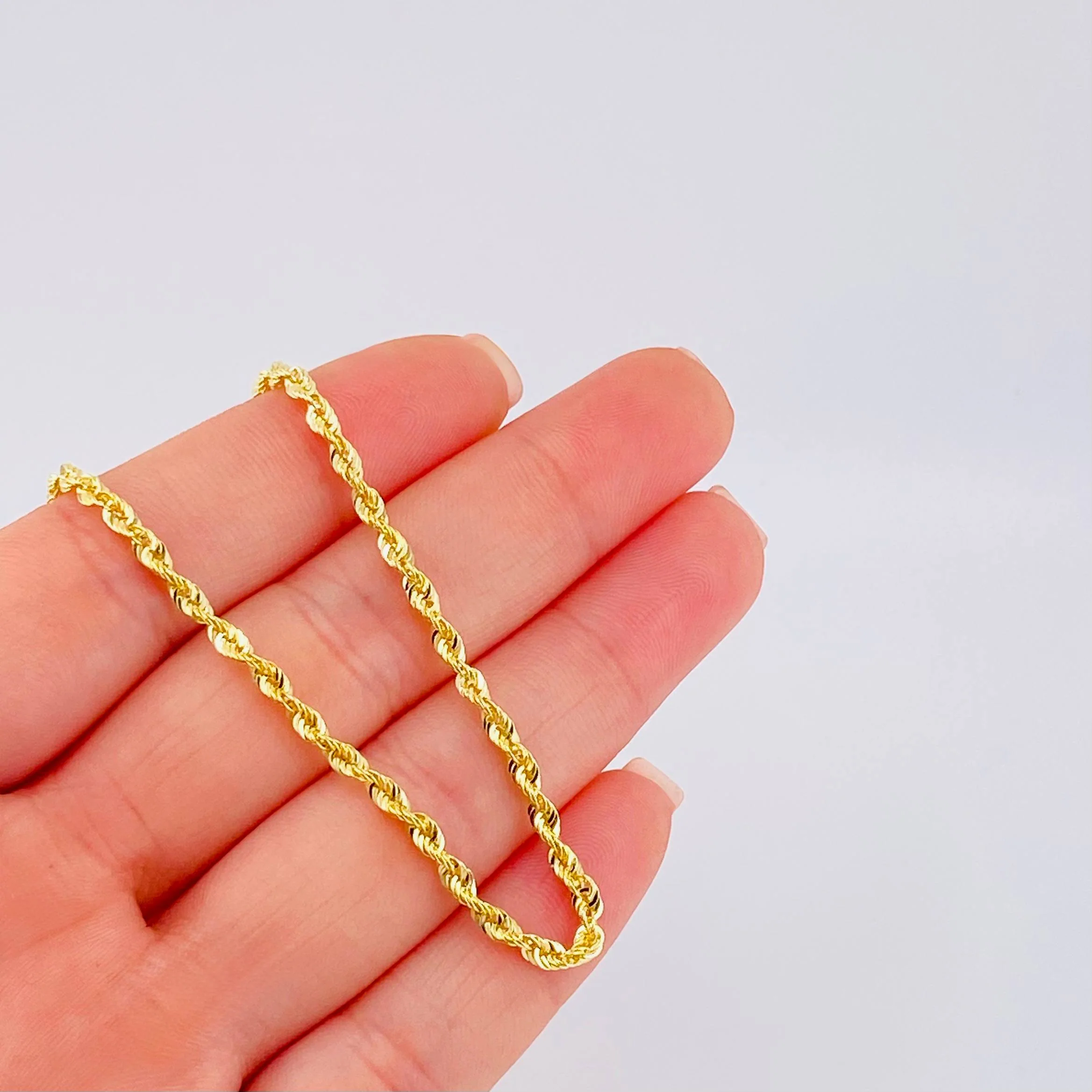Cadena Lazo 4gr / 60cm / 2.65mm Oro Amarillo +3 18K - Image 4