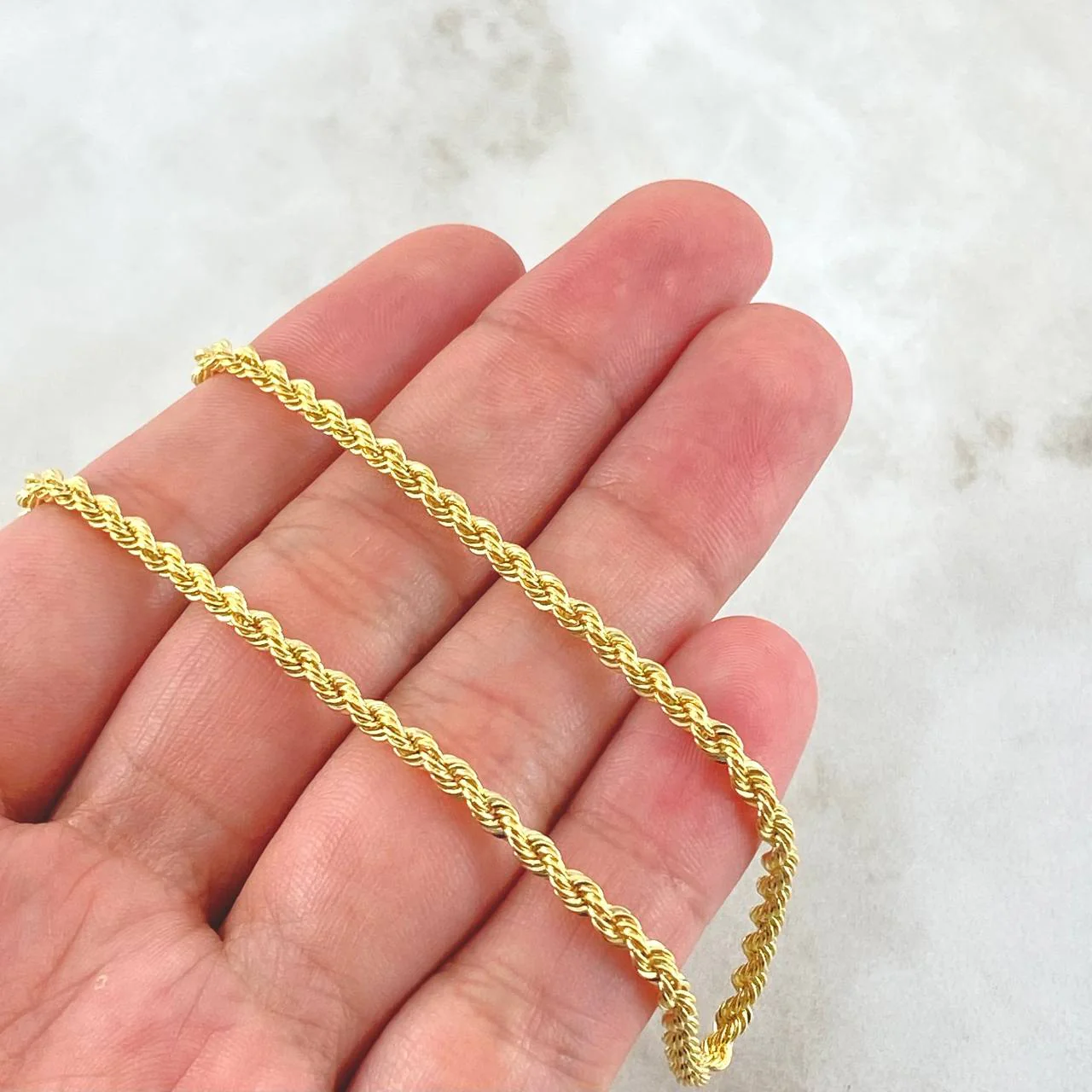 Cadena Lazo 6.85 g / 60.7 cm / 2.6 mm Oro Amarillo 18K - Image 4