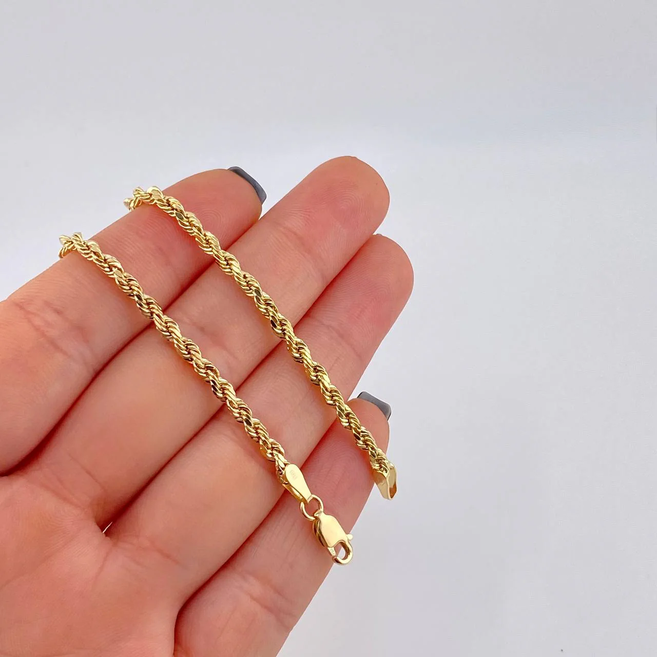 Cadena Lazo 8 g / 60 cm / 3 mm Oro Amarillo 18K - Image 4