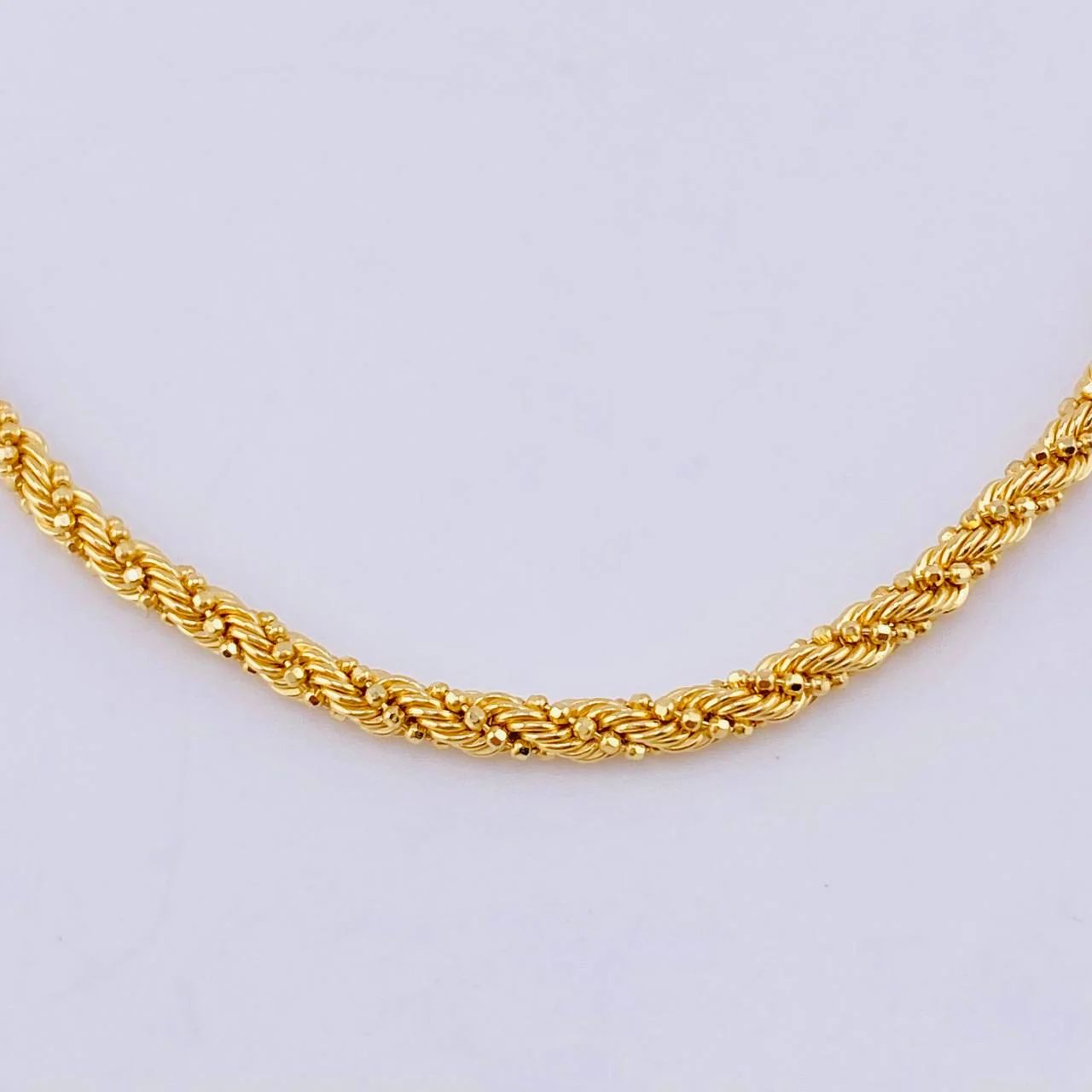 Cadena Lazo Militar 9.45gr / 45cm / 3mm Oro Amarillo +3 18K * - Image 2
