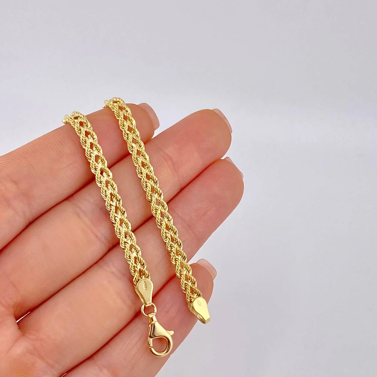 Cadena Lazo Secuencial 6.3 g / 45.5 cm / 4.3 mm Oro Amarillo 18K - Image 5
