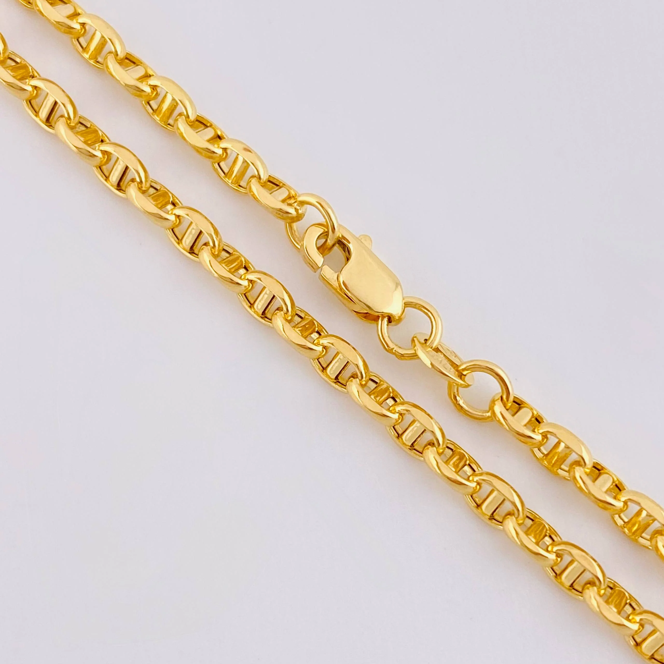 Cadena Marinera 4.8gr / 45cm / 3mm Oro Amarillo +3 18K - Image 4