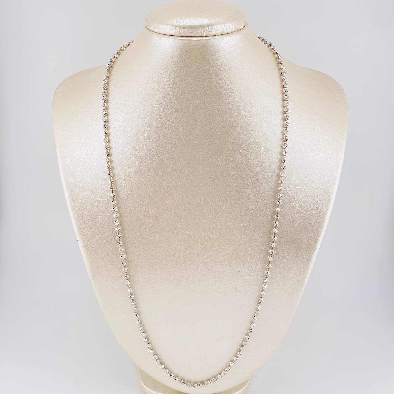 Cadena Militar 17.85 g / 61 cm / 3 mm Oro Blanco 18K - Image 6