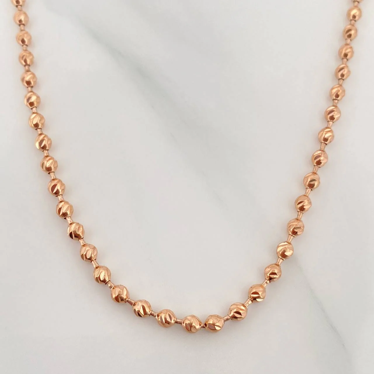 Cadena Militar 19.15 g / 73.5 cm / 3 mm Oro Rosa 18K