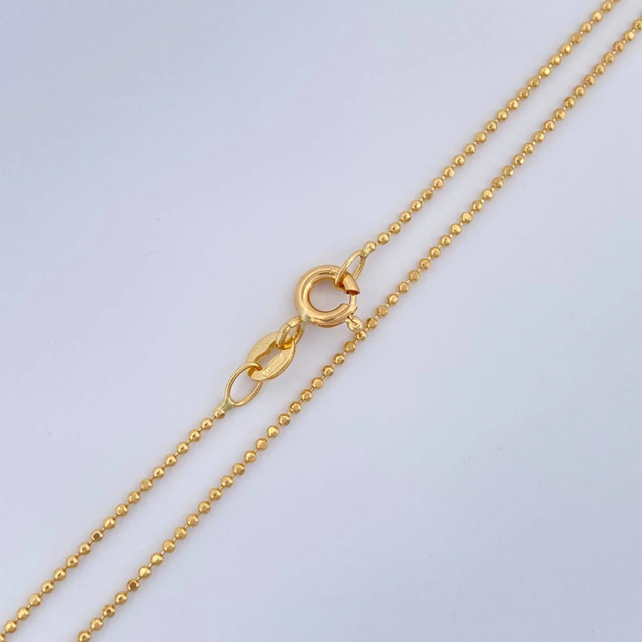 Cadena Militar 2.1gr / 45.4cm / 1.04mm Oro Amarillo +3 18K $ - Image 2