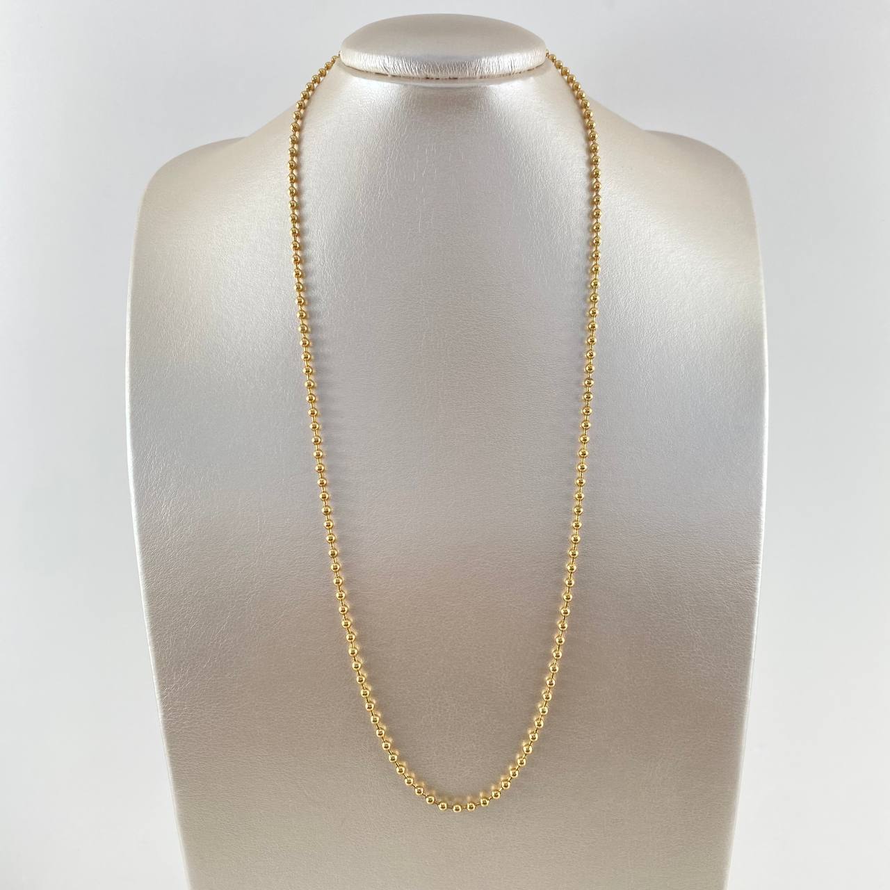 Cadena Militar 20gr / 60cm / 3mm Oro Amarillo 18K - Image 5
