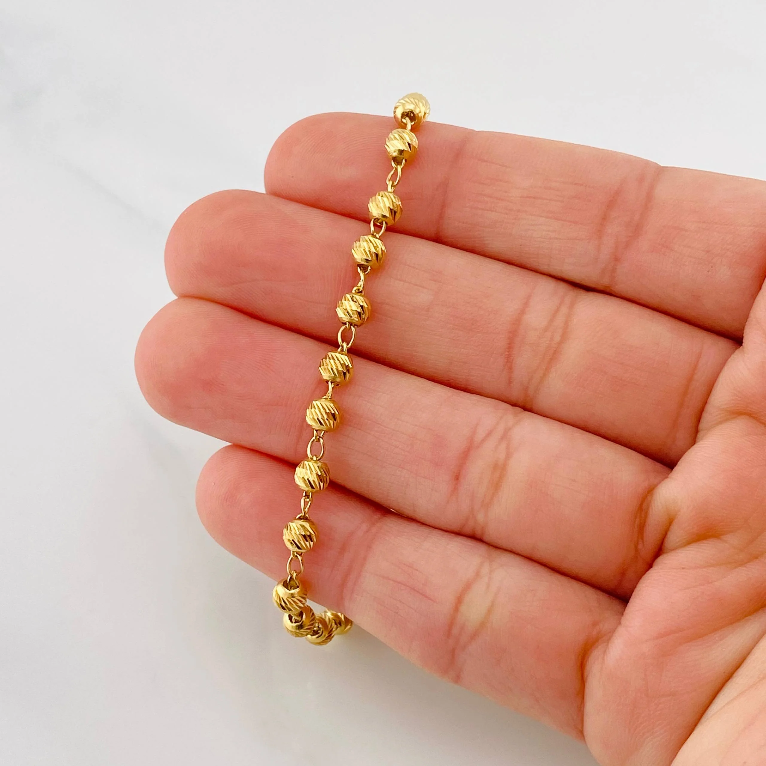 Cadena Militar 9.6g / 51.5cm / 4mm Oro Amarillo 18K - Image 4