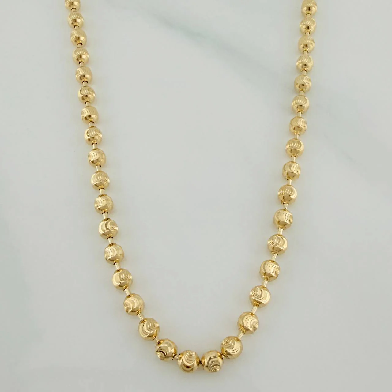 Cadena Militar Media Luna 10 g / 41.5 cm / 3 mm Oro Amarillo 18K