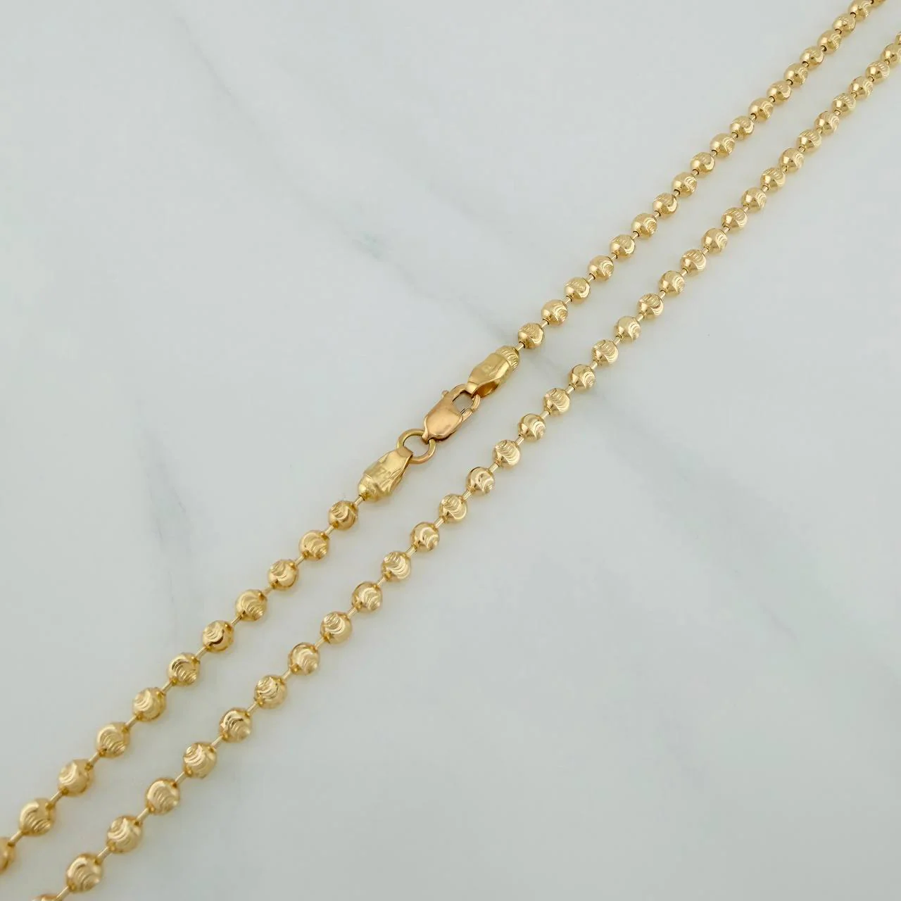 Cadena Militar Media Luna 10 g / 41.5 cm / 3 mm Oro Amarillo 18K - Image 3