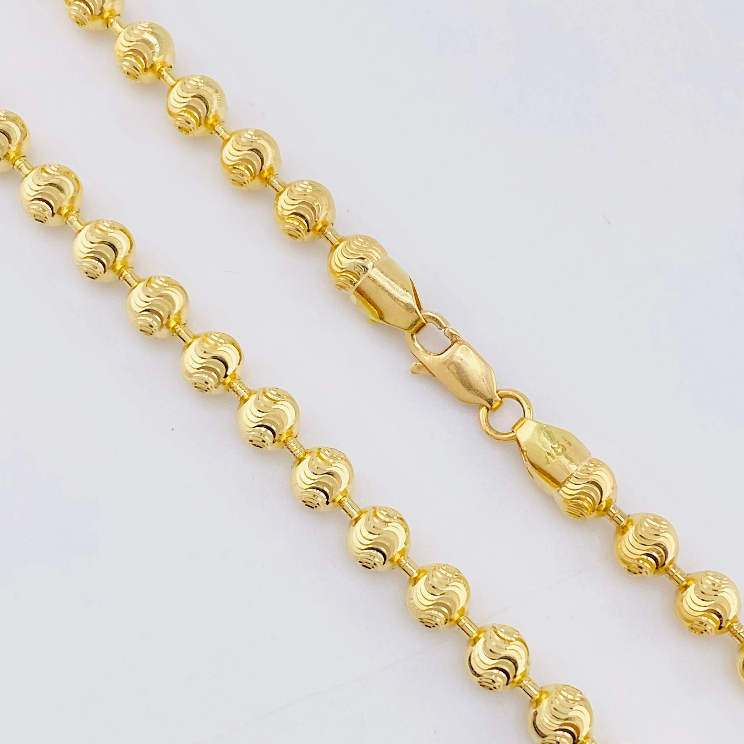 Cadena Militar Media Luna 30.95gr / 70cm / 5mm Oro Amarillo Nac.Esp. 18K © - Image 2