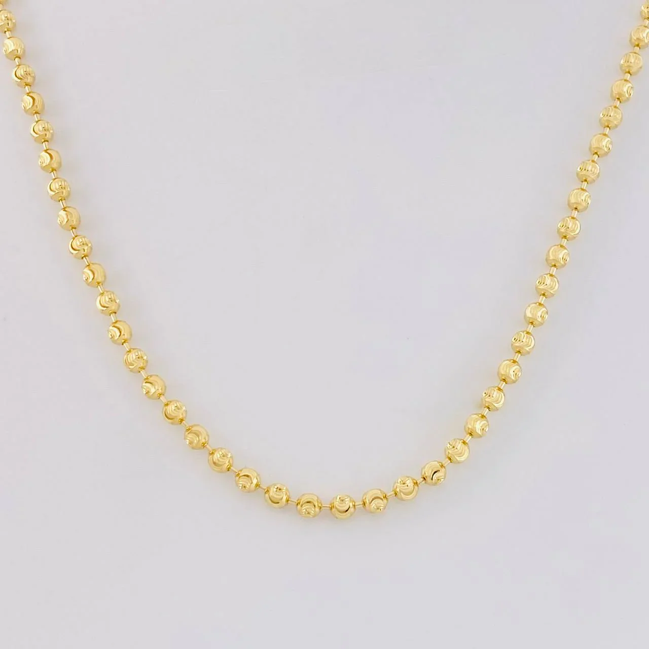 Cadena Militar Media Militar 14.1g / 46cm / 3.65mm Oro Amarillo 18K