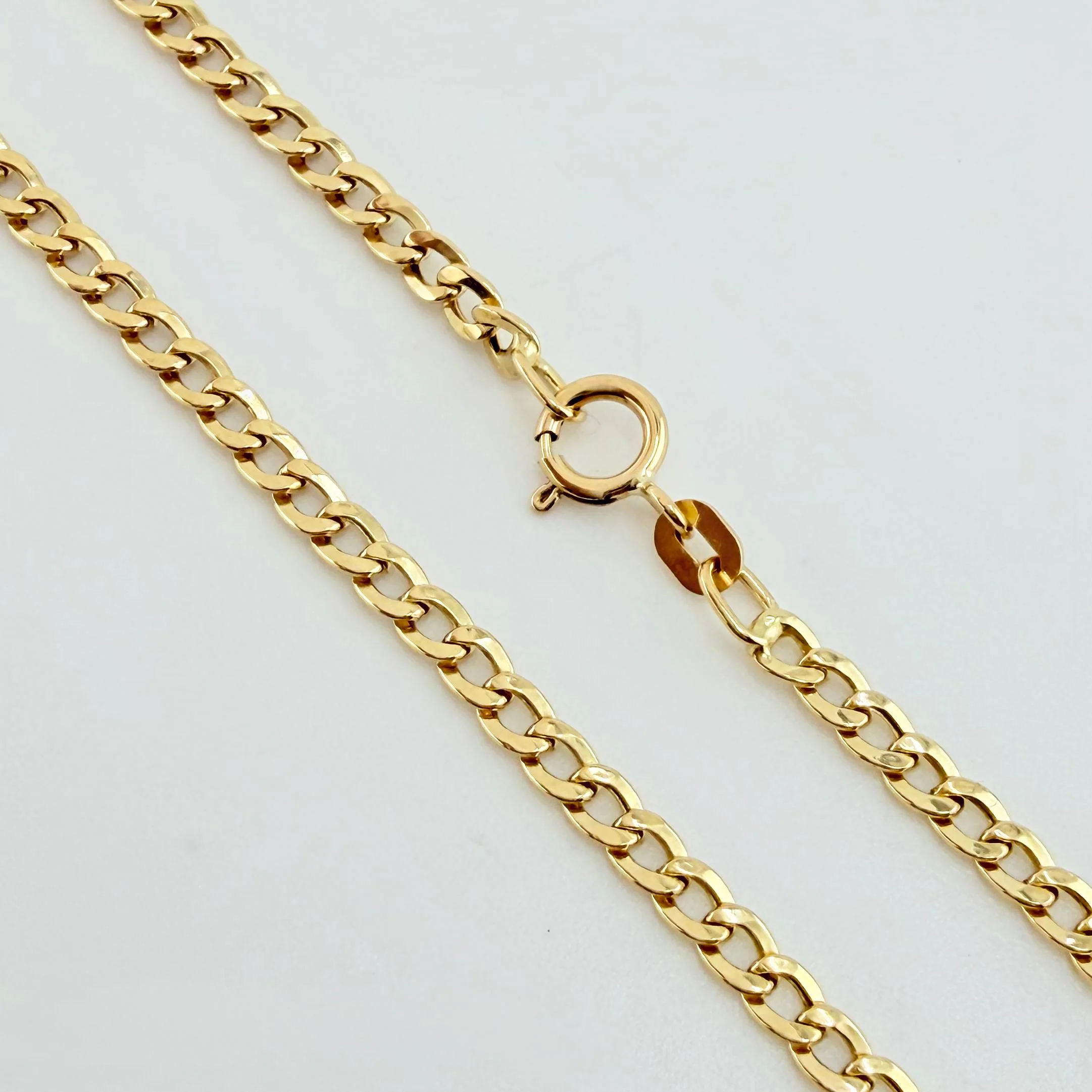 Cadena Mini Cubana 1.15gr / 45cm / 1.5mm Oro Amarillo +1 18K * - Image 2