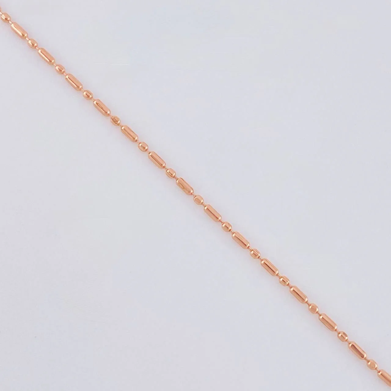 Cadena Morse 1.45 g / 45.2 cm / 0.8 mm Oro Rosa 18K - Image 3
