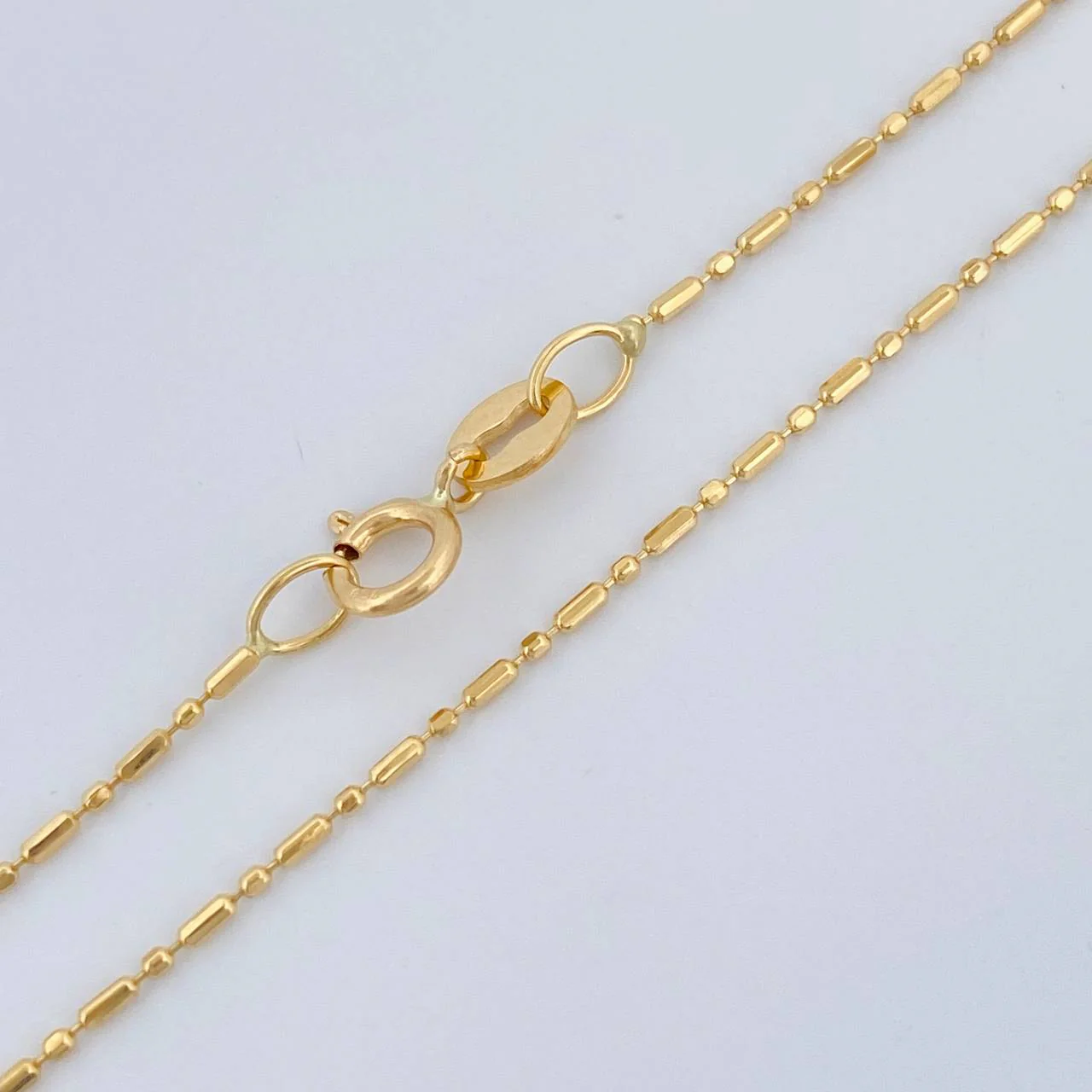Cadena Morse 1.45gr / 45.2cm / 1mm Oro Amarillo +3 18K % - Image 2