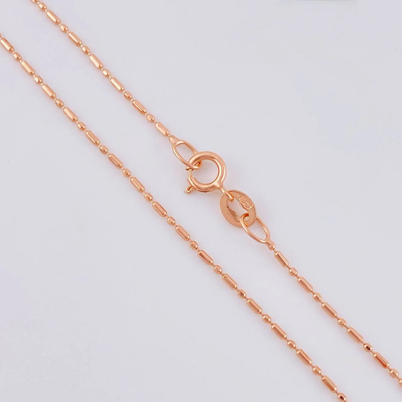 Cadena Morse 1.65 g / 49.8 cm / 0.8 mm Oro Rosa 18K - Image 4