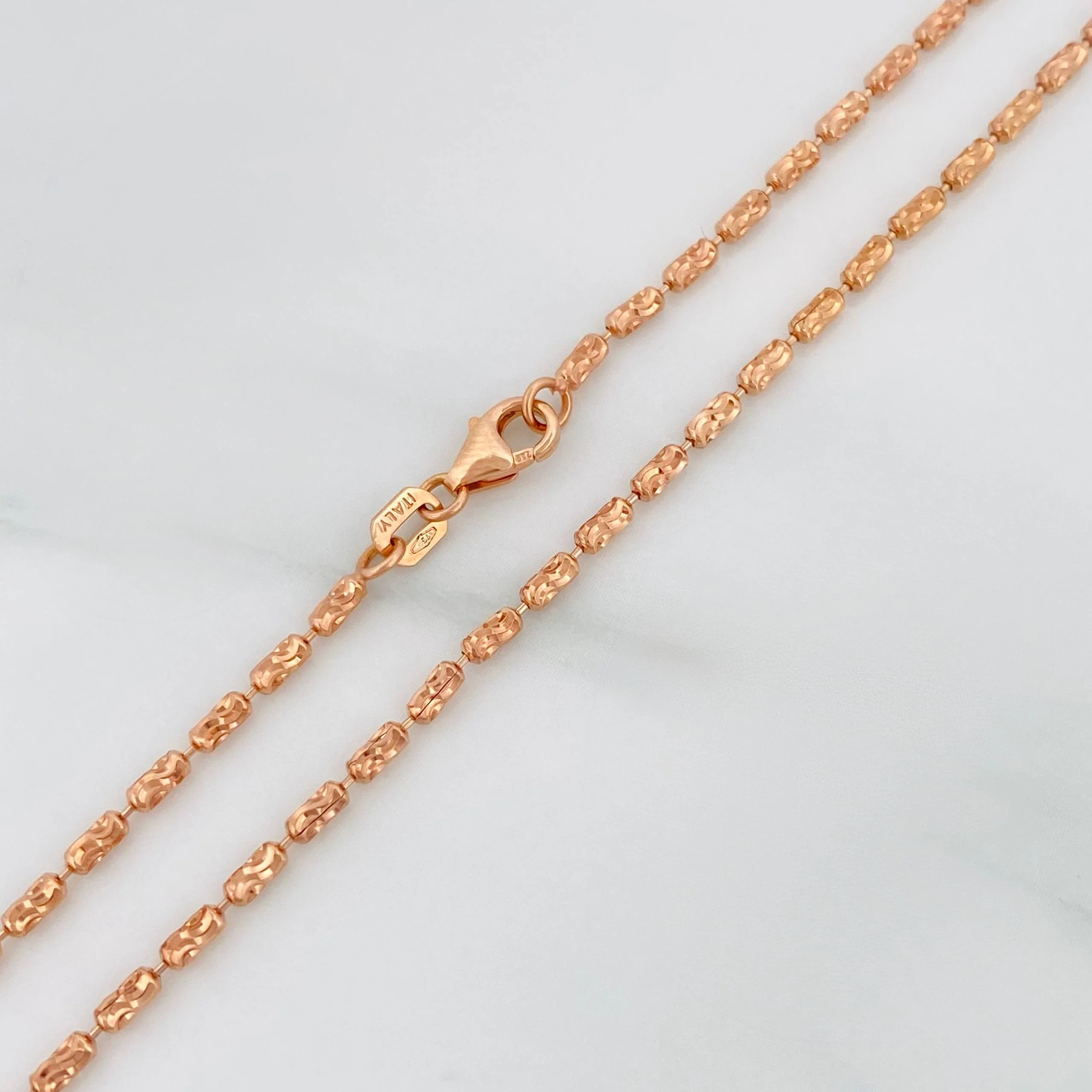 Cadena Morse 8.25 g / 70 cm / 1.6 mm Oro Rosa 18K - Image 3