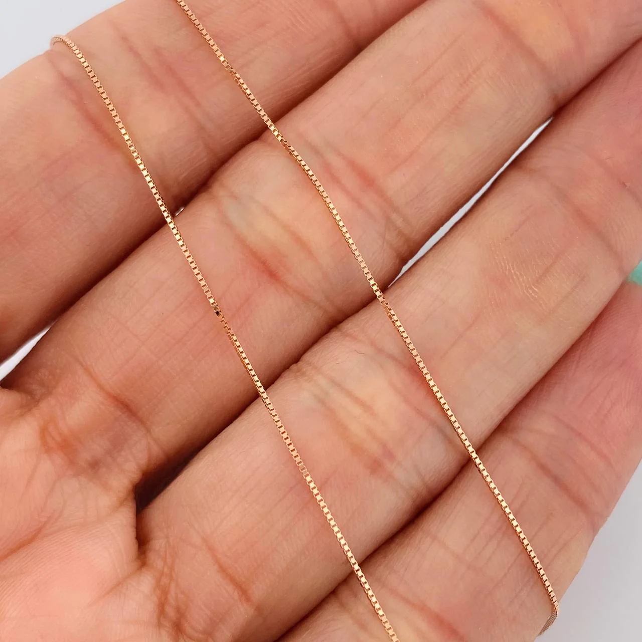 Cadena MSK 3.3gr / 45.5cm / 0.7mm Oro Rosa +4 18K & - Image 3