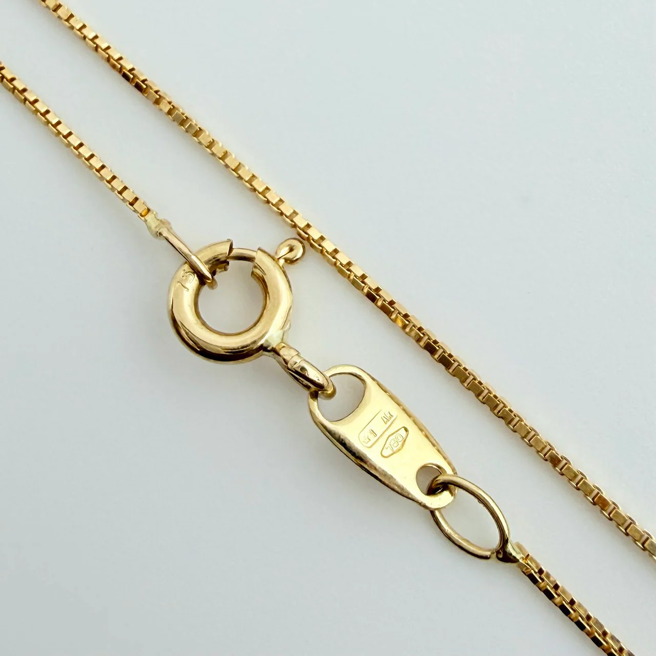Cadena MSK 4.2gr / 45cm / 0.7mm Oro Amarillo +4 18K & - Image 2