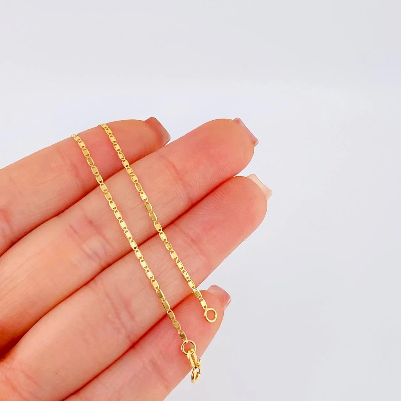 Cadena Plana 1.15 g / 50.2 cm / 1.25 mm Oro Amarillo 18K - Image 4