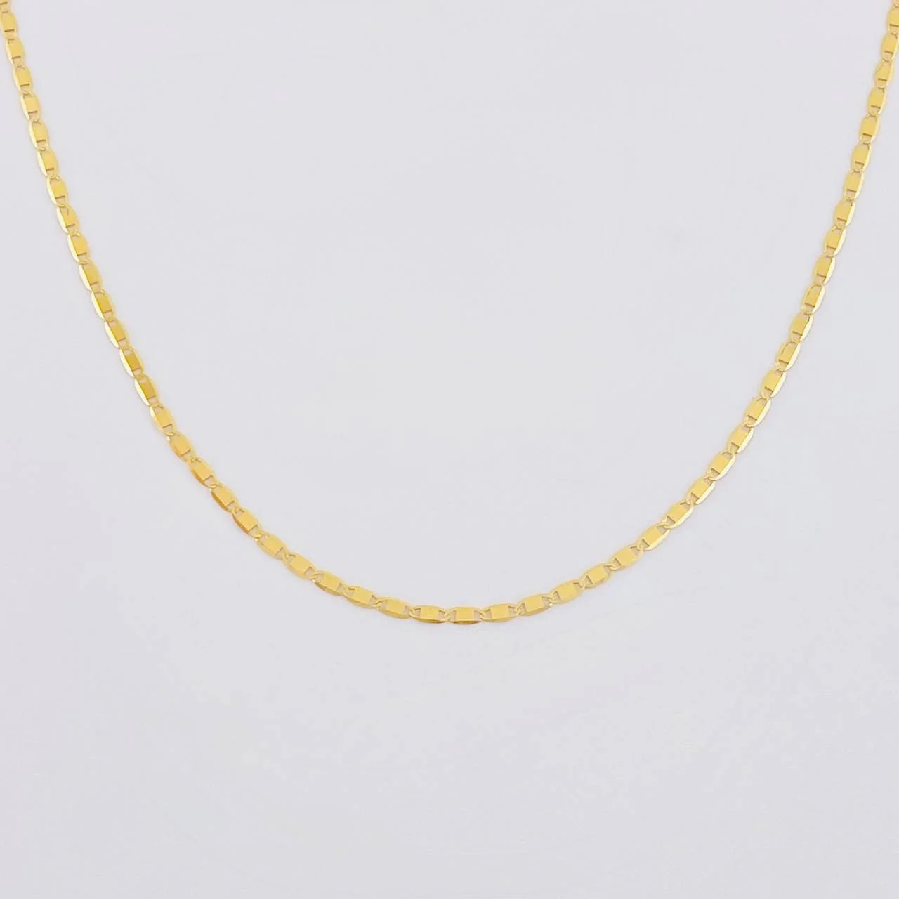Cadena Plana 1.15 g / 50.2 cm / 1.25 mm Oro Amarillo 18K