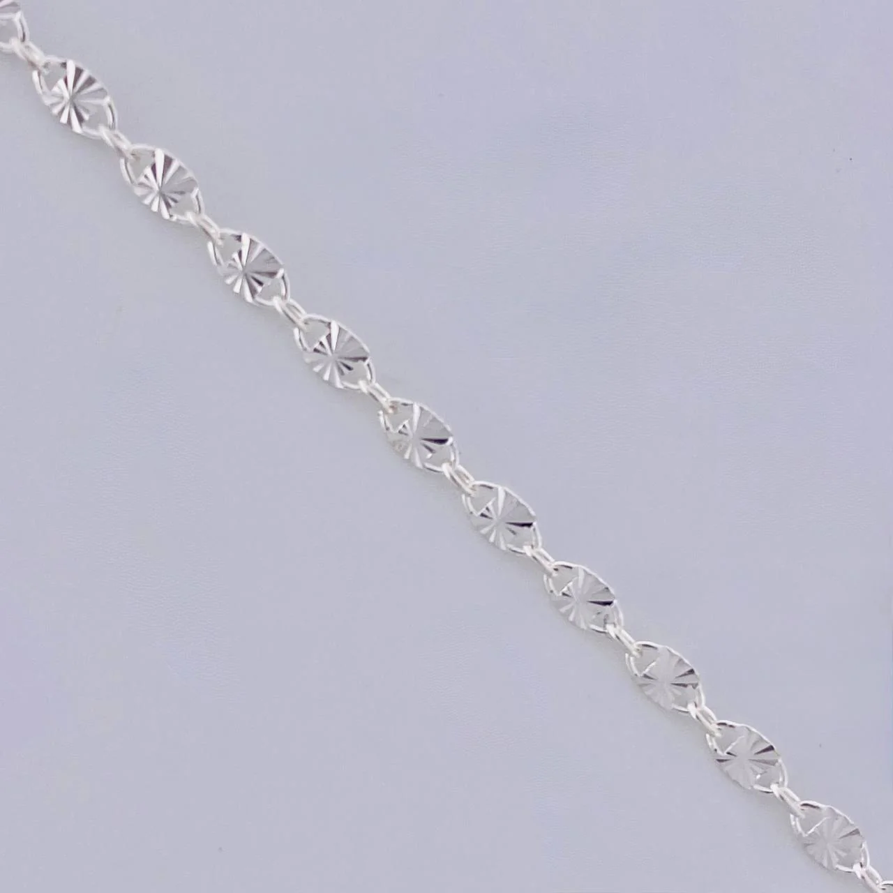 Cadena Plana Diamantada 2.75g / 45.5cm / 2.3mm Plata 925 - Image 3