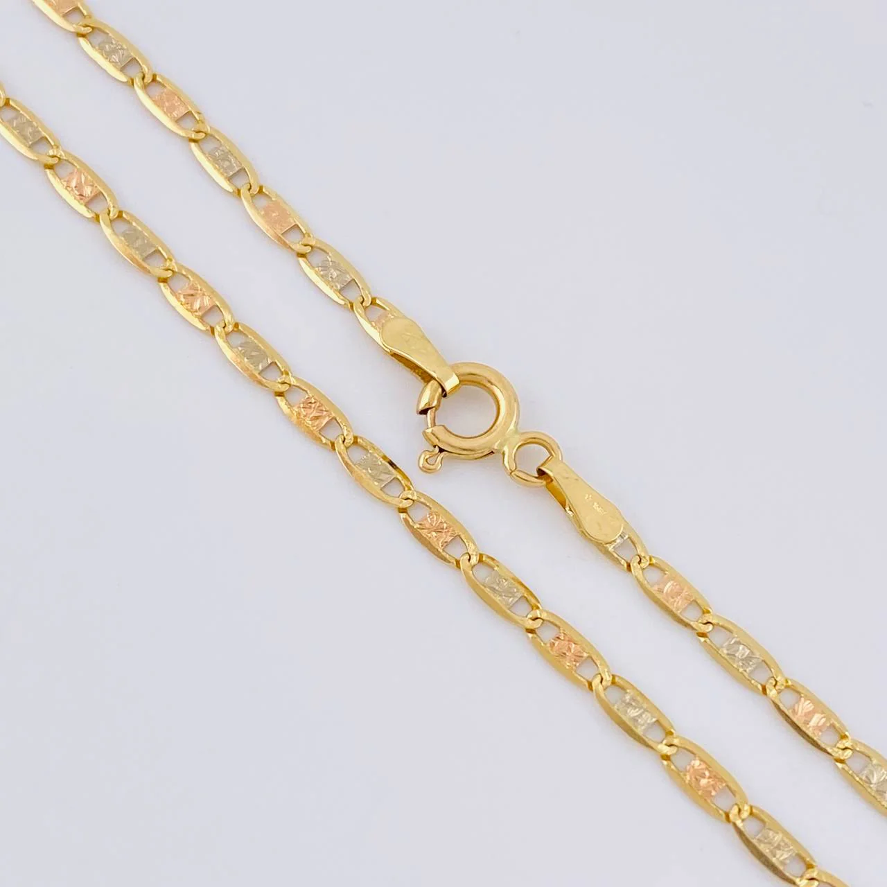 Cadena Plana Diamantada 7 g / 63 cm / 2.45 mm Tres Oros 18K - Image 5