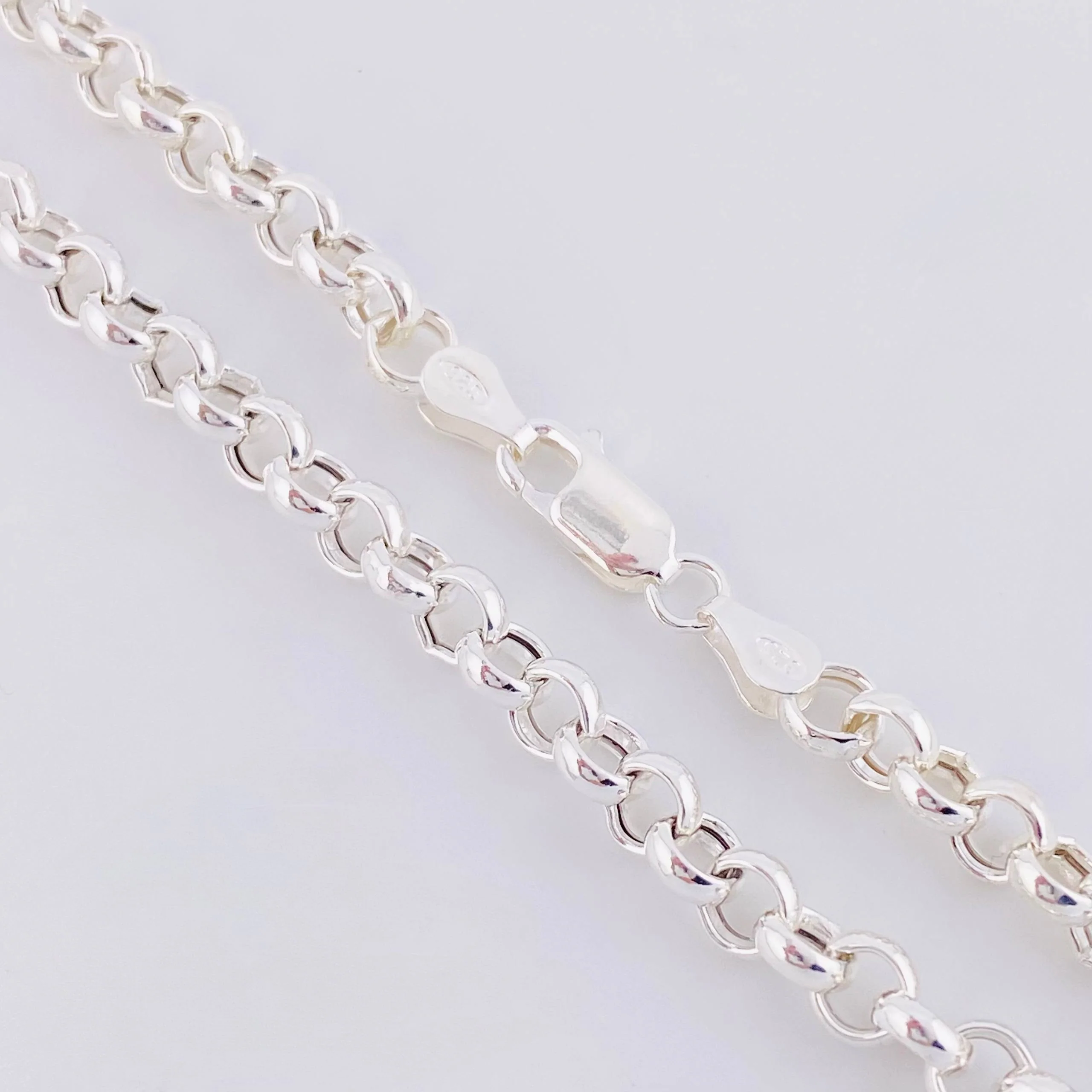 Cadena Roll On 11.3gr / 50cm / 5.2mm Plata 925 - Image 4