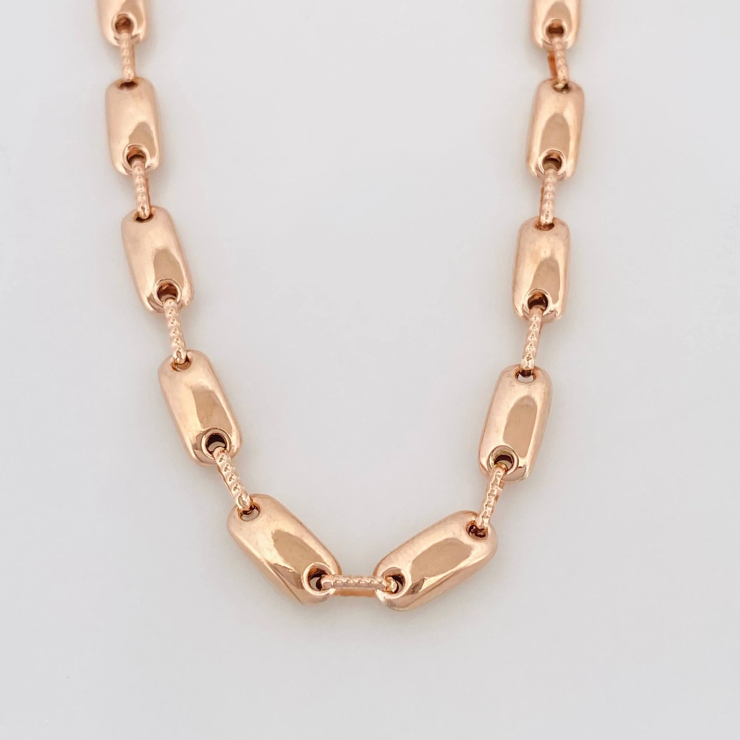 Cadena Rustica Adije 14.65 g / 62 cm / 4.4 mm Oro Rosa 18K - Image 2