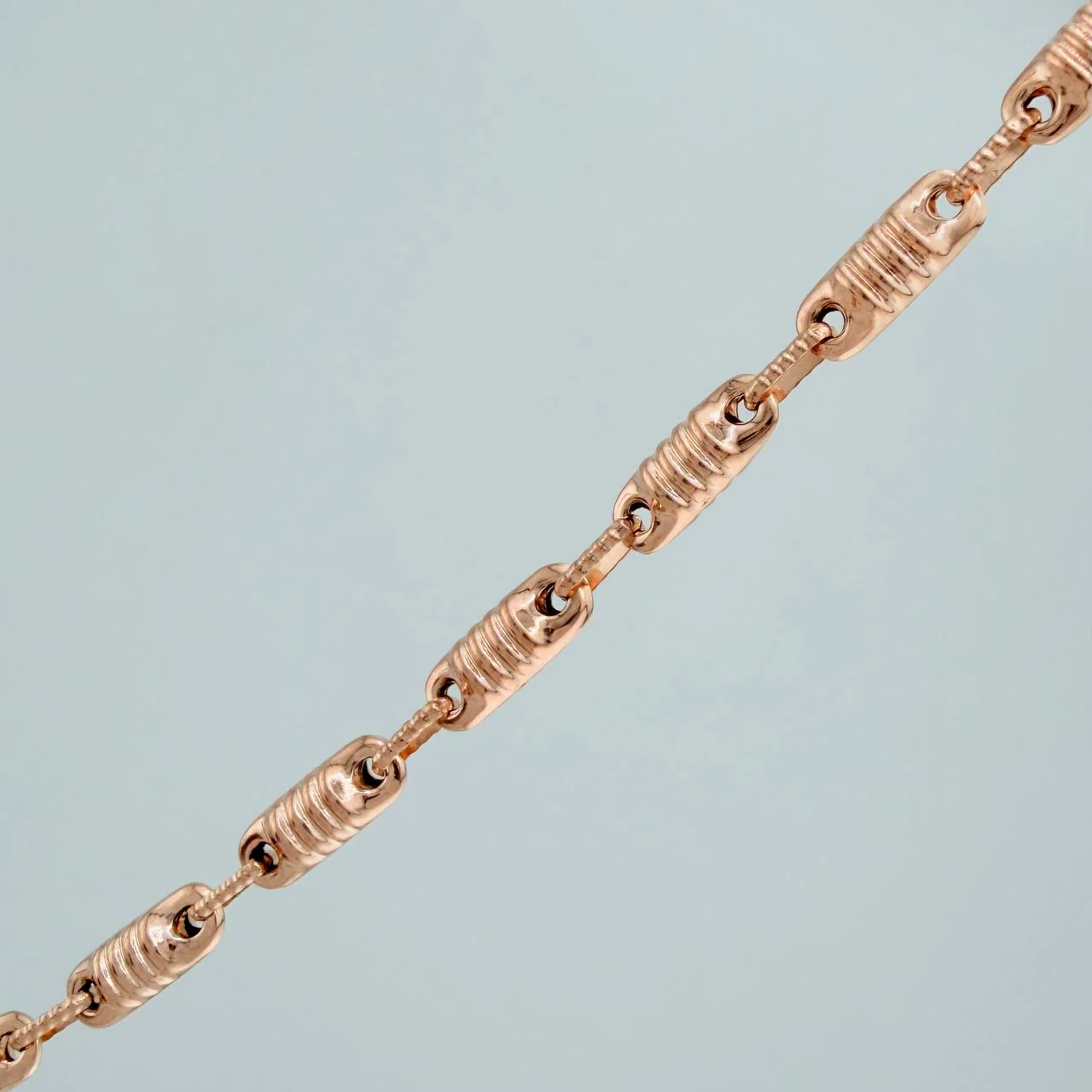 Cadena Rustica Barril 13.8gr / 63.2cm / 3.6mm Oro Rosa 18K - Image 5