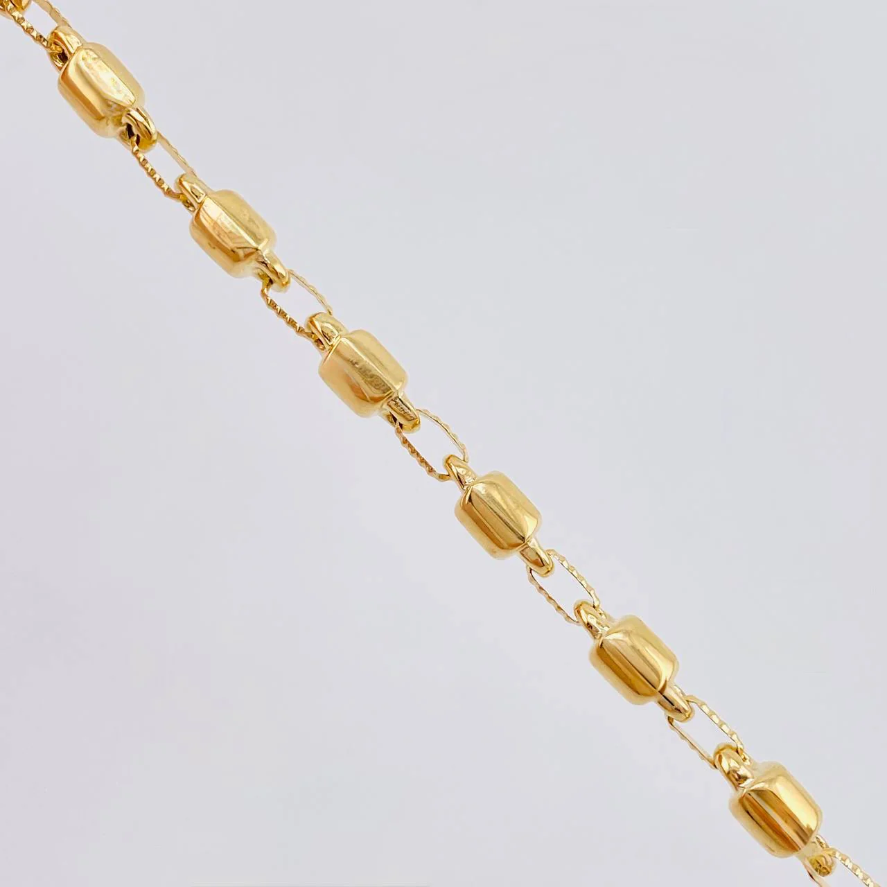 Cadena Rustica Barril 14.15 g / 60 cm / 4,5 mm Oro Amarillo 18K - Image 4