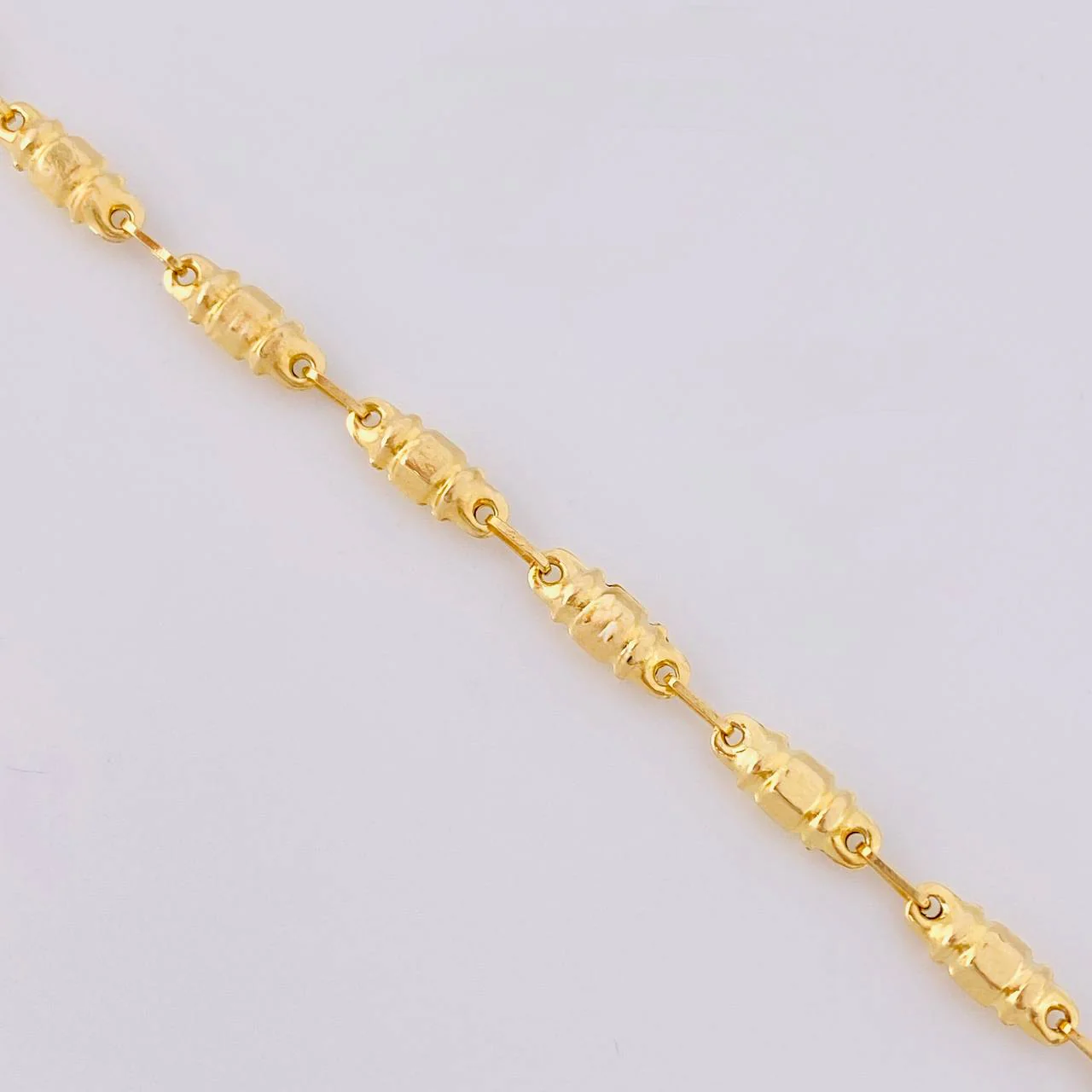Cadena Rustica Cilindro 8.05 g / 61.5 cm / 3.75 mm Oro Amarillo 18K - Image 5