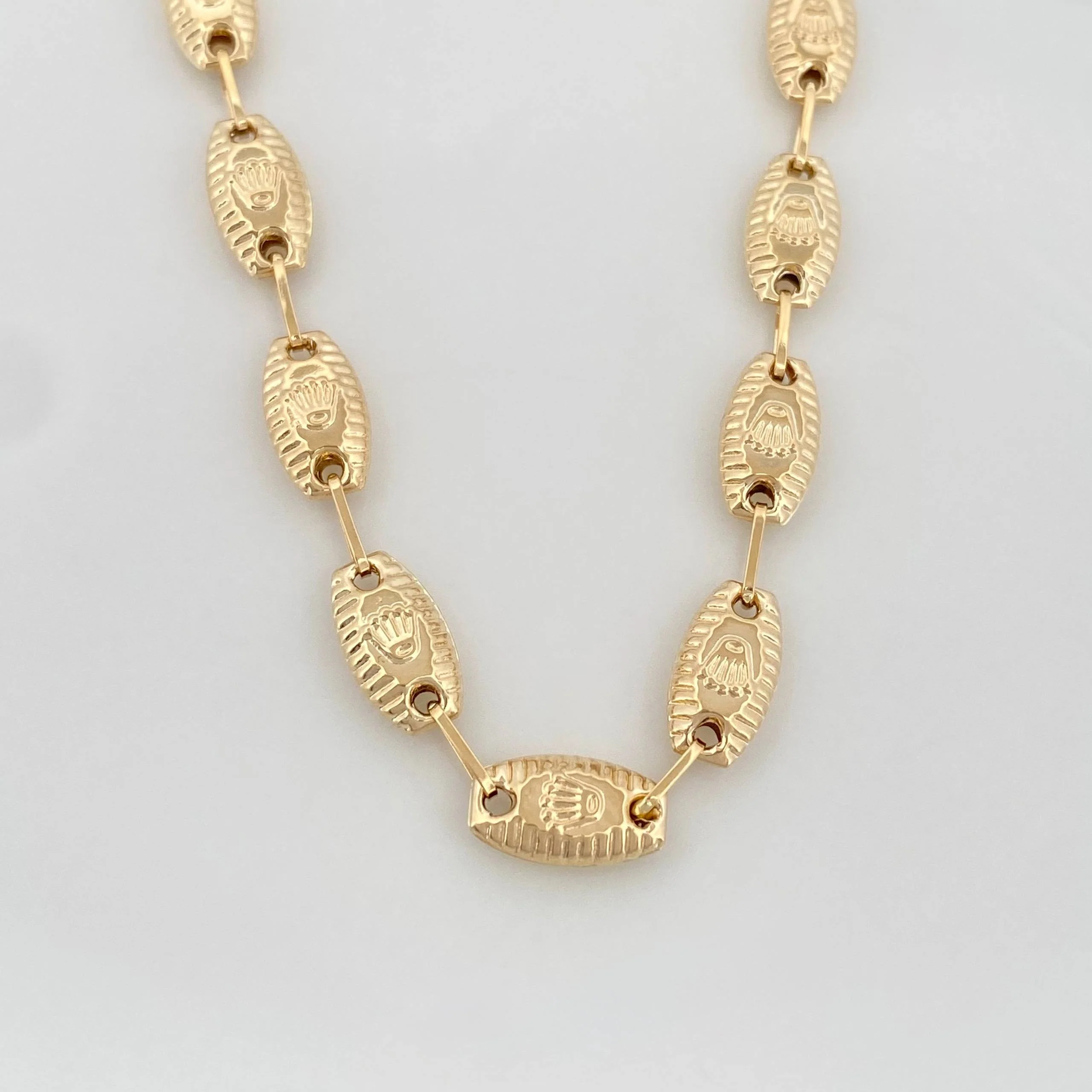 Cadena Rustica Corona 10.4 g / 62 cm / 5.4 mm Oro Amarillo 18K - Image 2