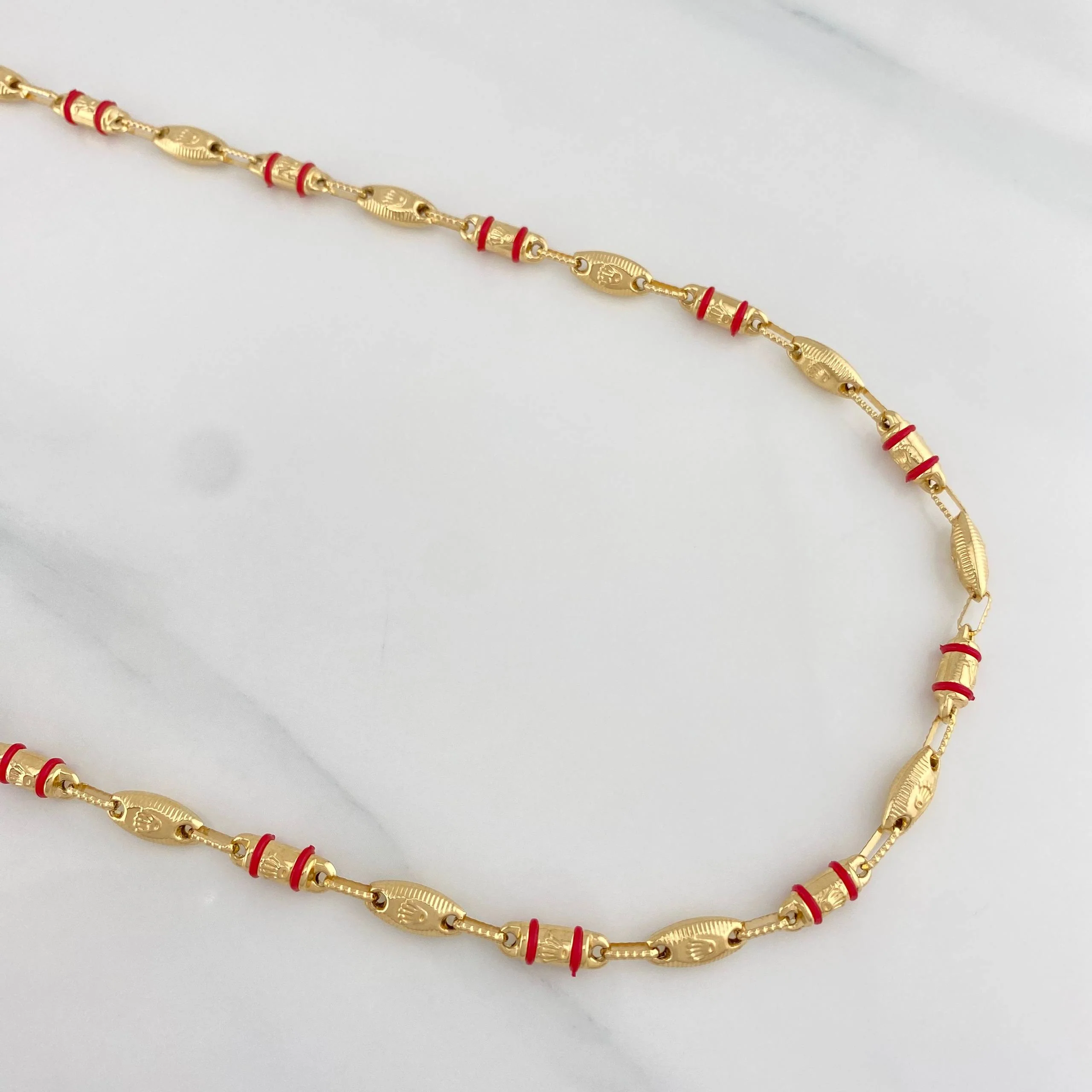 Cadena Rustica Corona 15.05 g / 62.3 cm / 3.8 mm Oro Amarillo 18K - Image 2
