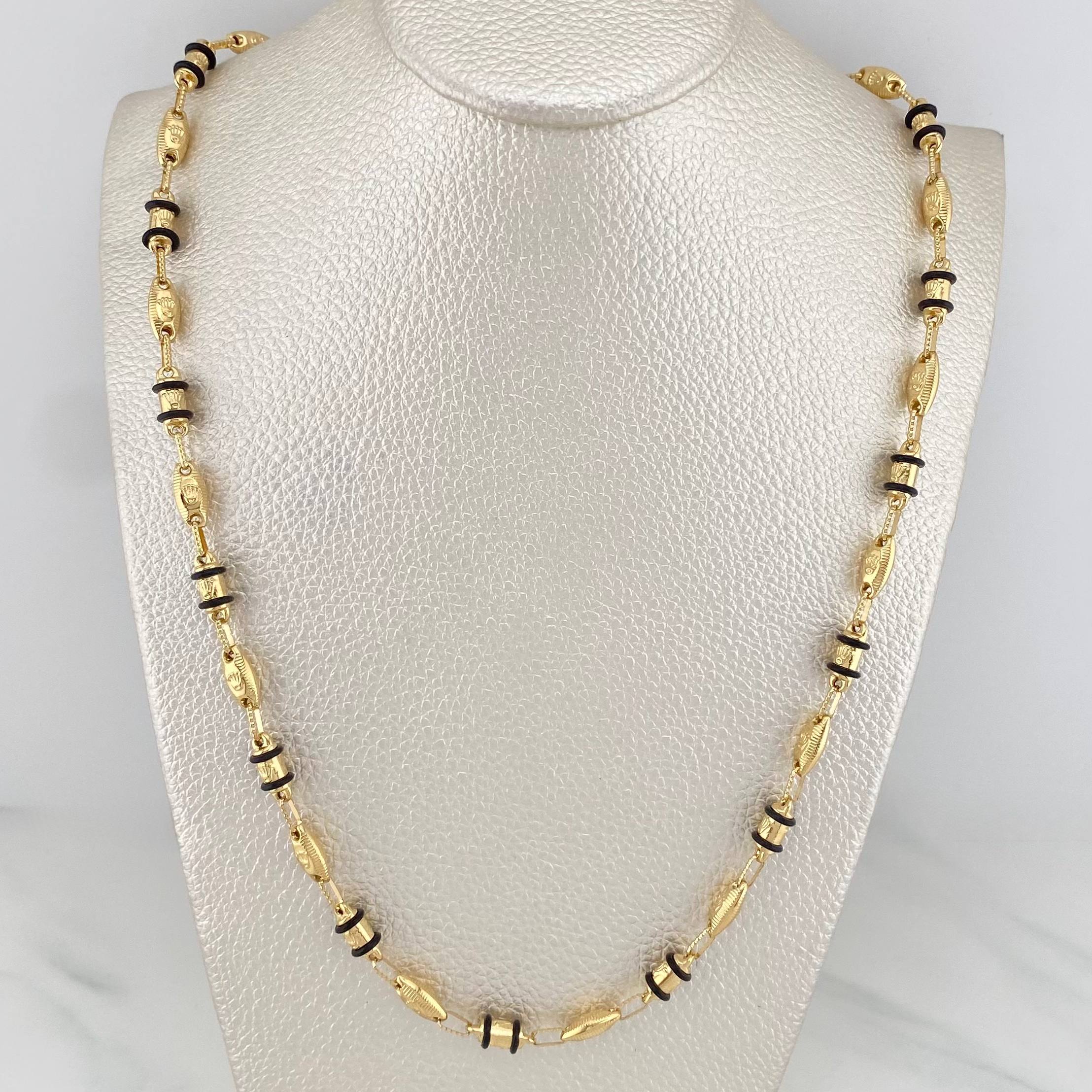 Cadena Rustica Corona 15.15 g / 62 cm / 4.6 mm Oro Amarillo 18K - Image 6