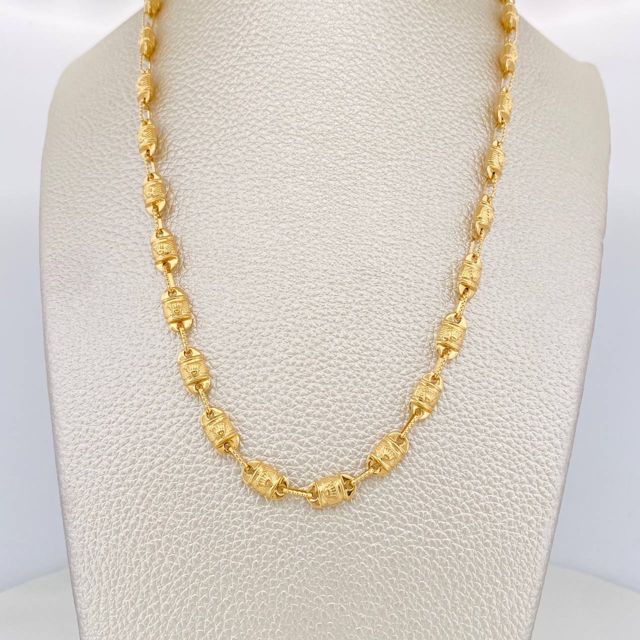 Cadena Rustica Corona 16.55g / 62cm / 5.35mm Oro Amarillo 18K - Image 5