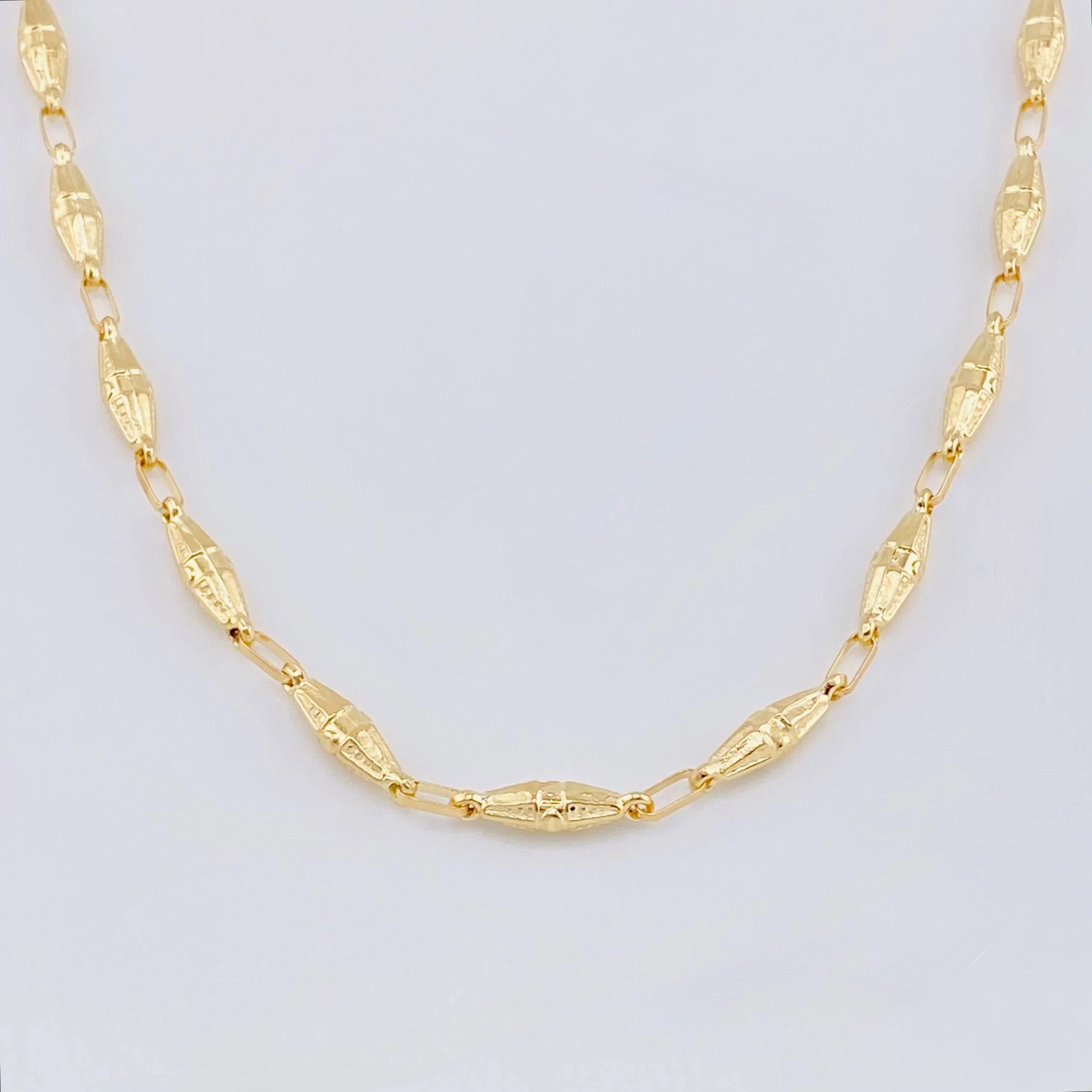 Cadena Rustica Dubai 10.45 g / 66.9 cm / 4.2 mm Oro Amarillo 18K