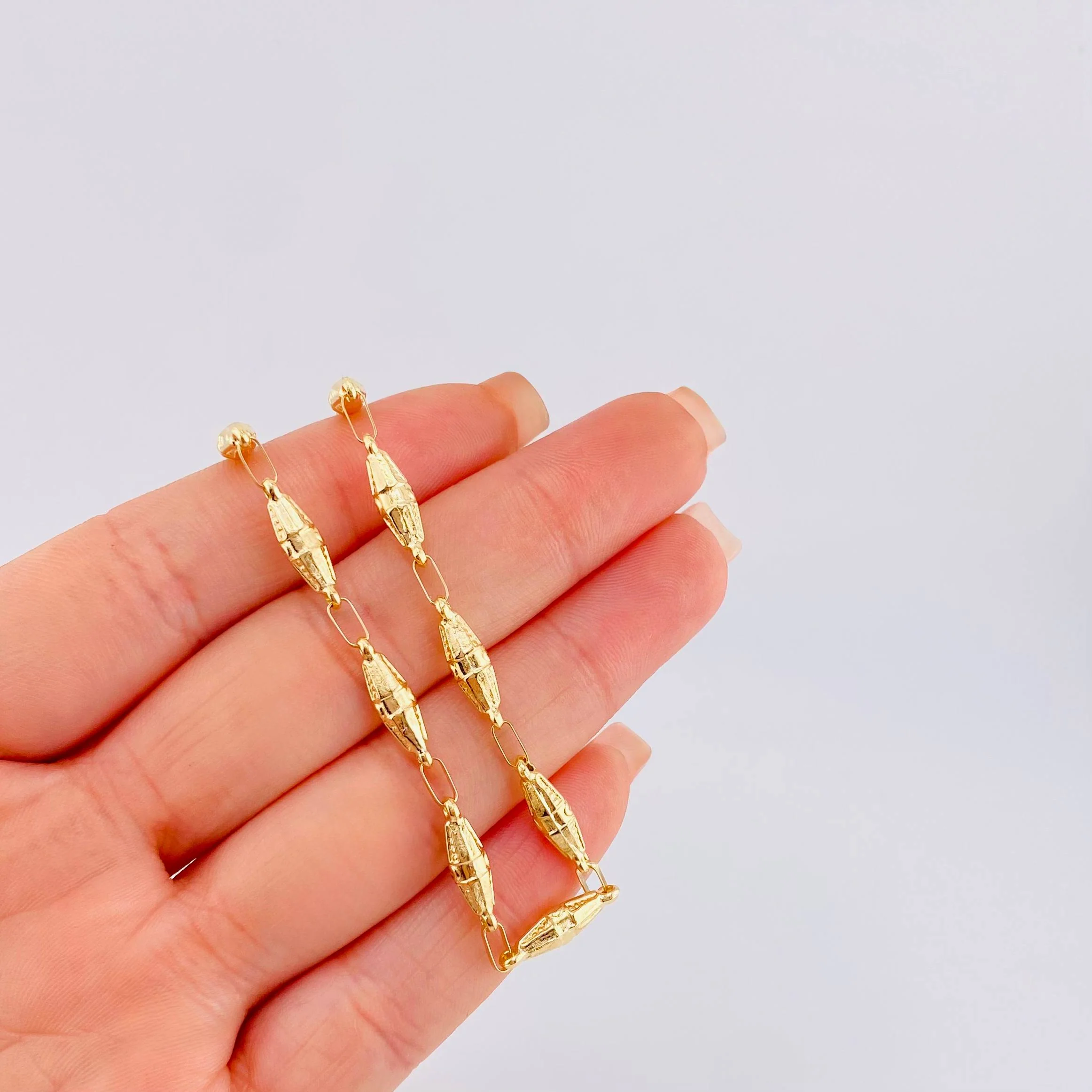 Cadena Rustica Dubai 10.45 g / 66.9 cm / 4.2 mm Oro Amarillo 18K - Image 4