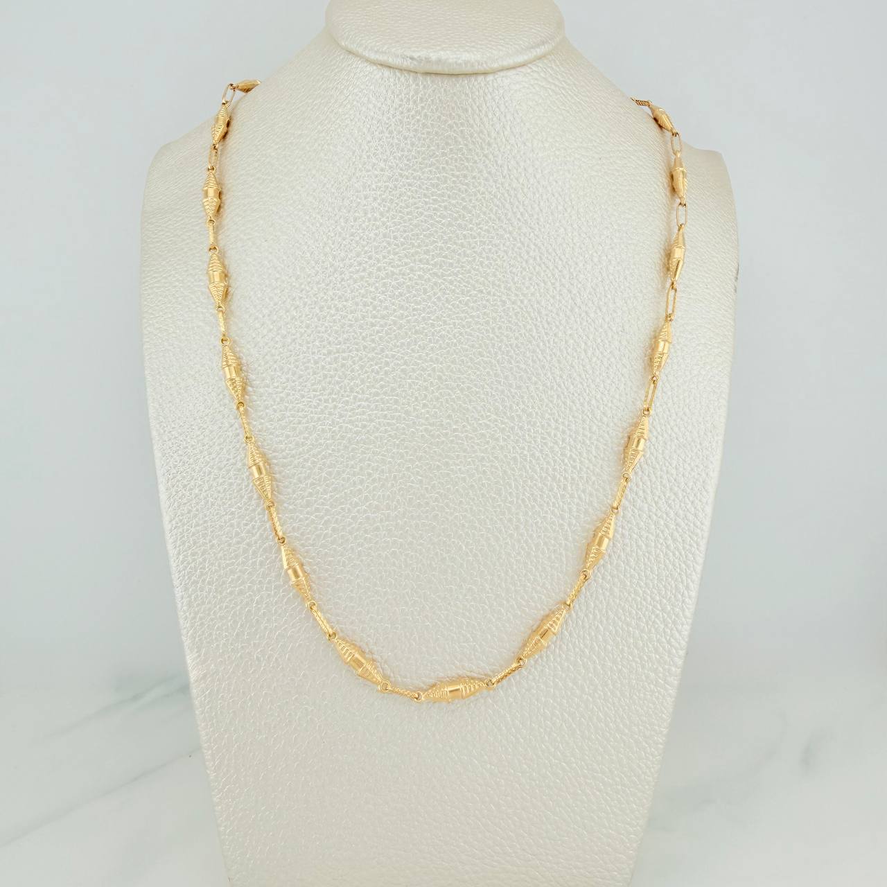 Cadena Rustica Dubai 9.35gr / 63cm / 2.95mm Oro Amarillo 18K - Image 6
