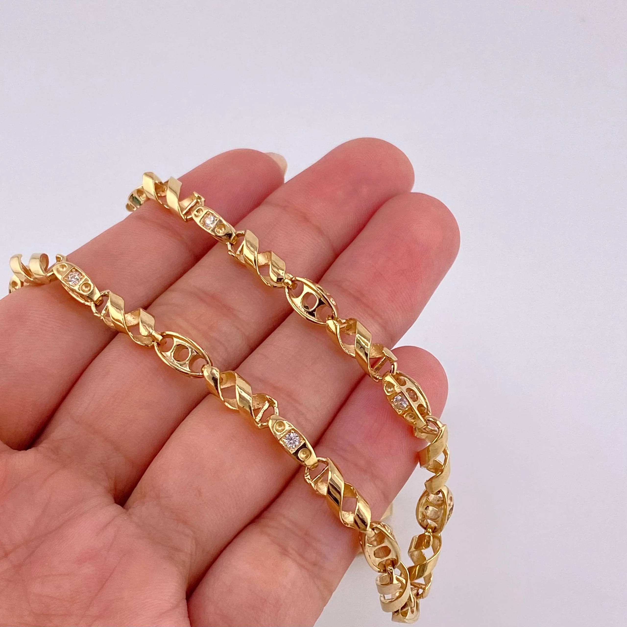 Cadena Rustica Espiral Adn 39.6 g / 65 cm / 4.7 mm Oro Amarillo 18K - Image 5